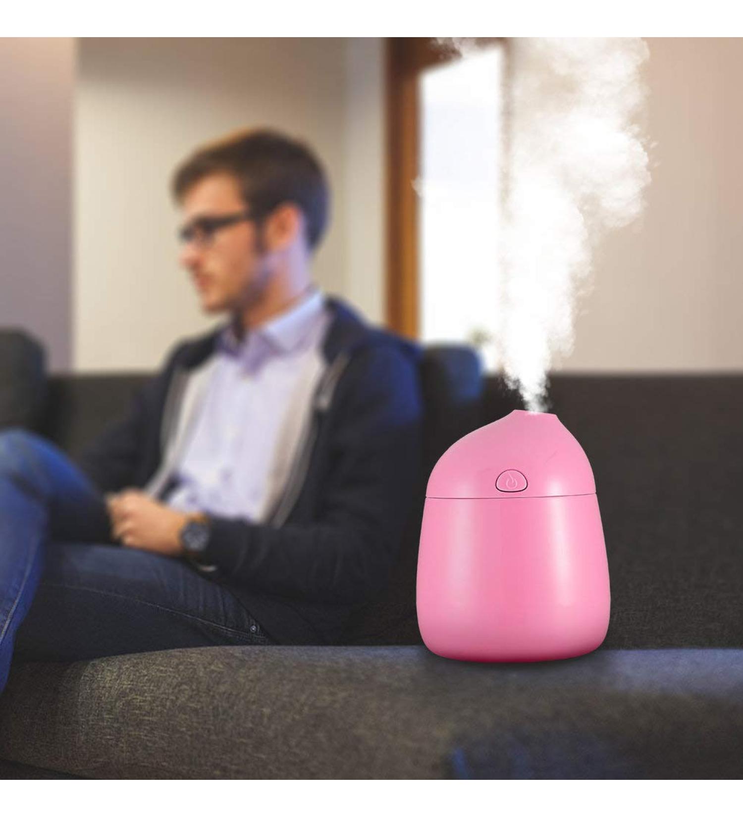 HUUZZGDP USB Mini Aroma Diffuser - Pink Ceramic Essential Oil Humidifier for Bedrooms Yoga & Office - Aromatherapy Diffuser - Buy Online on GoSupps.com
