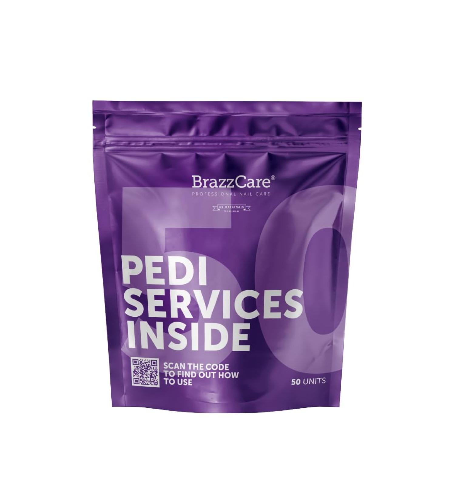 BrazzCare Pedi Bag - 50 Pedicure Services - Buy Online on GoSupps.com