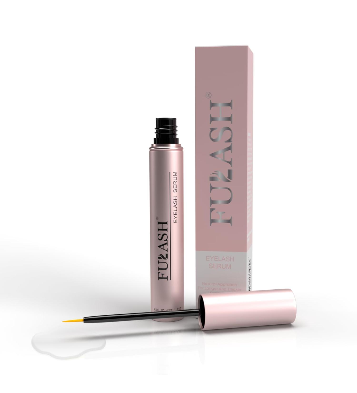 Fulash Lash Serum - Advanced Vegan Eyelash Growth Serum for Longer Thicker and Fuller Lashes - Perfect Gift for Women (5ml - Buy Online on GoSupps.com