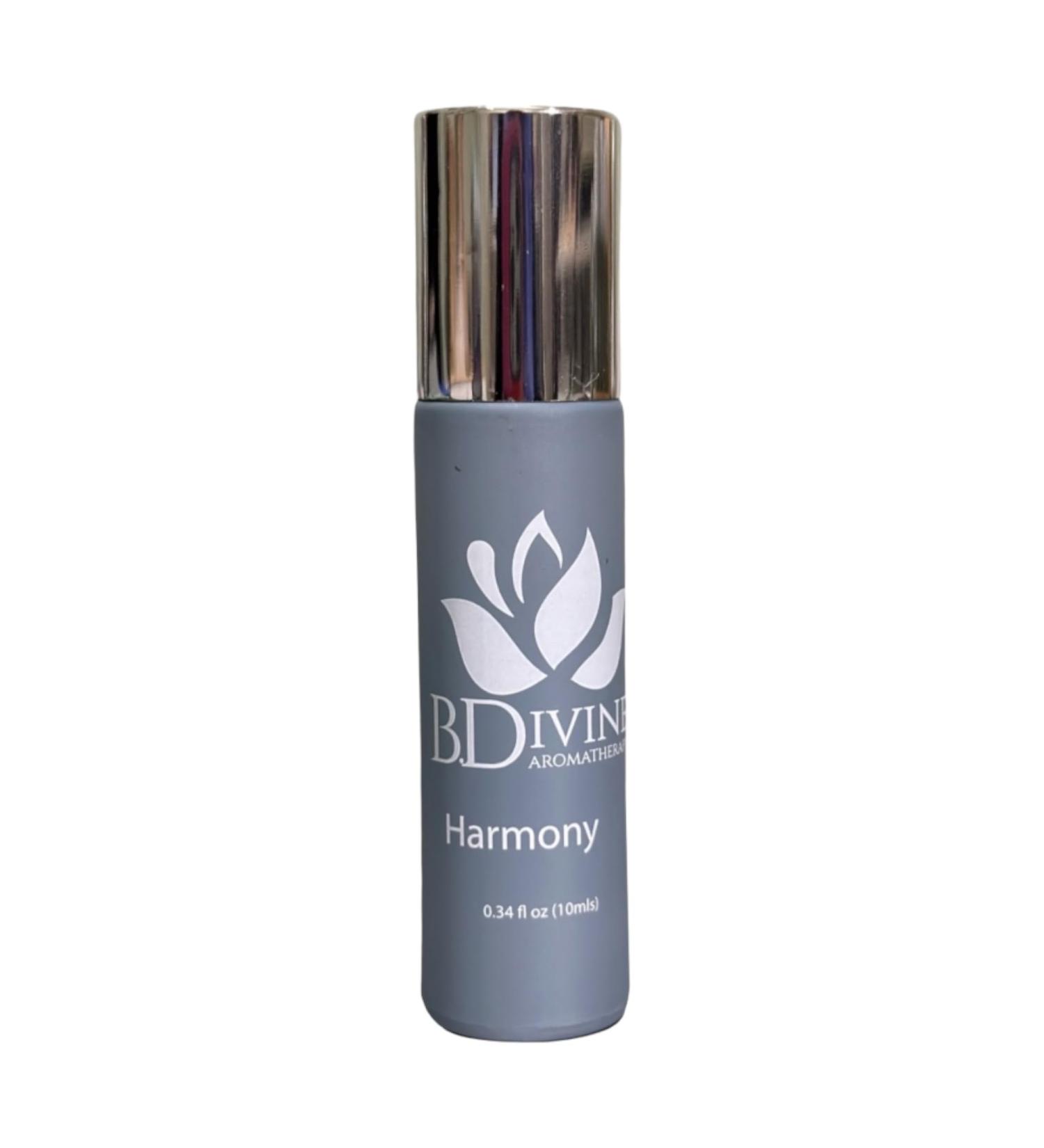 B Divine Aromatherapy Essential Oil Roll-On 100% Pure Therapeutic Grade | Natural Aromatherapy for Stress Relief Sleep Energy & Focus | Easy On-The-Go Wellness | 10ml (Harmony) - Buy Online on GoSupps.com