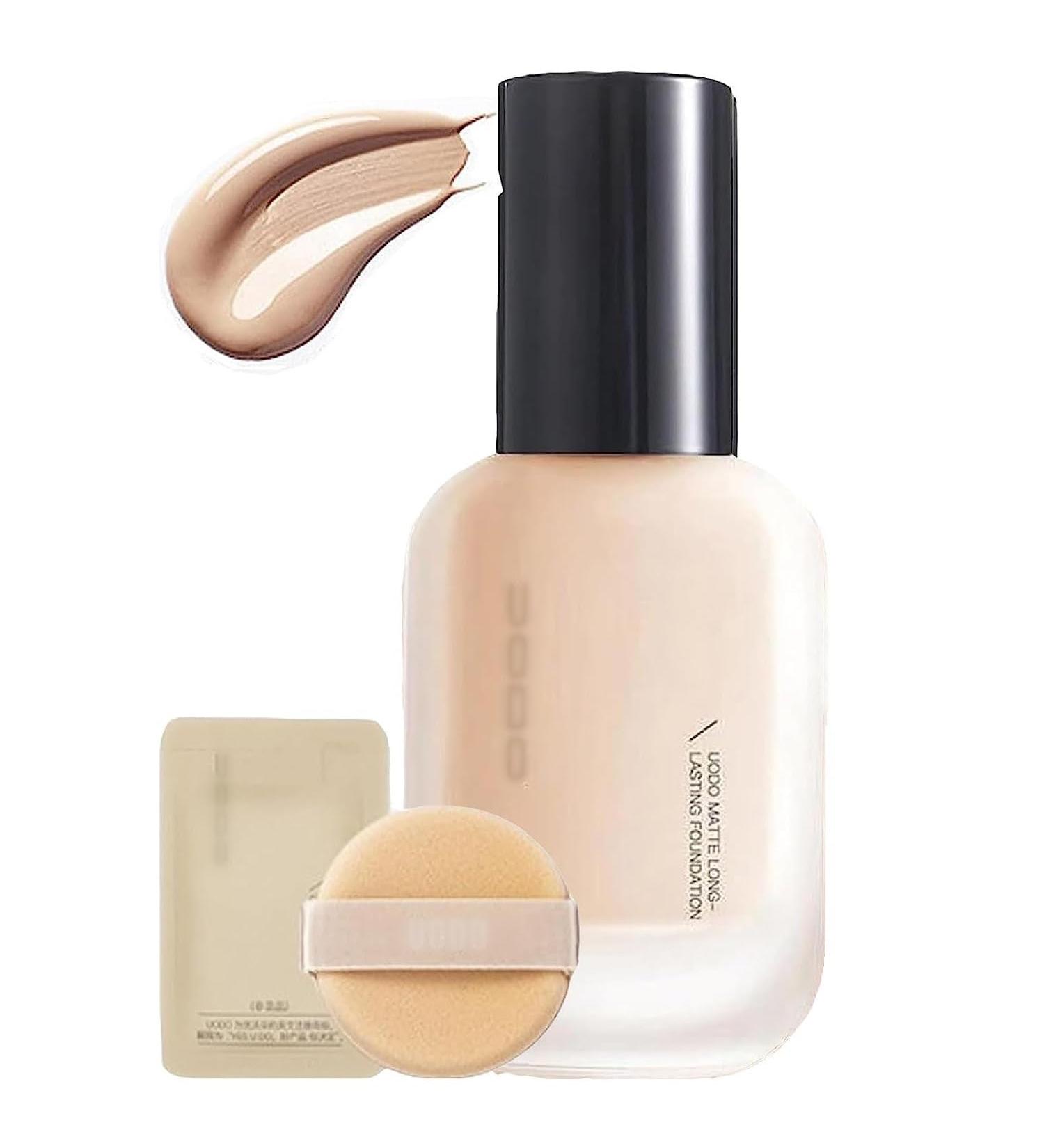 DryfLy UODO liquid foundationMoisturizing light foundationMatte Long Lasting FoundationMoisturizing waterproof and light long lasting foundation for all skin types Oil control W03 Warm skin Oil control W03 Warm skin - Buy Online on GoSupps.com