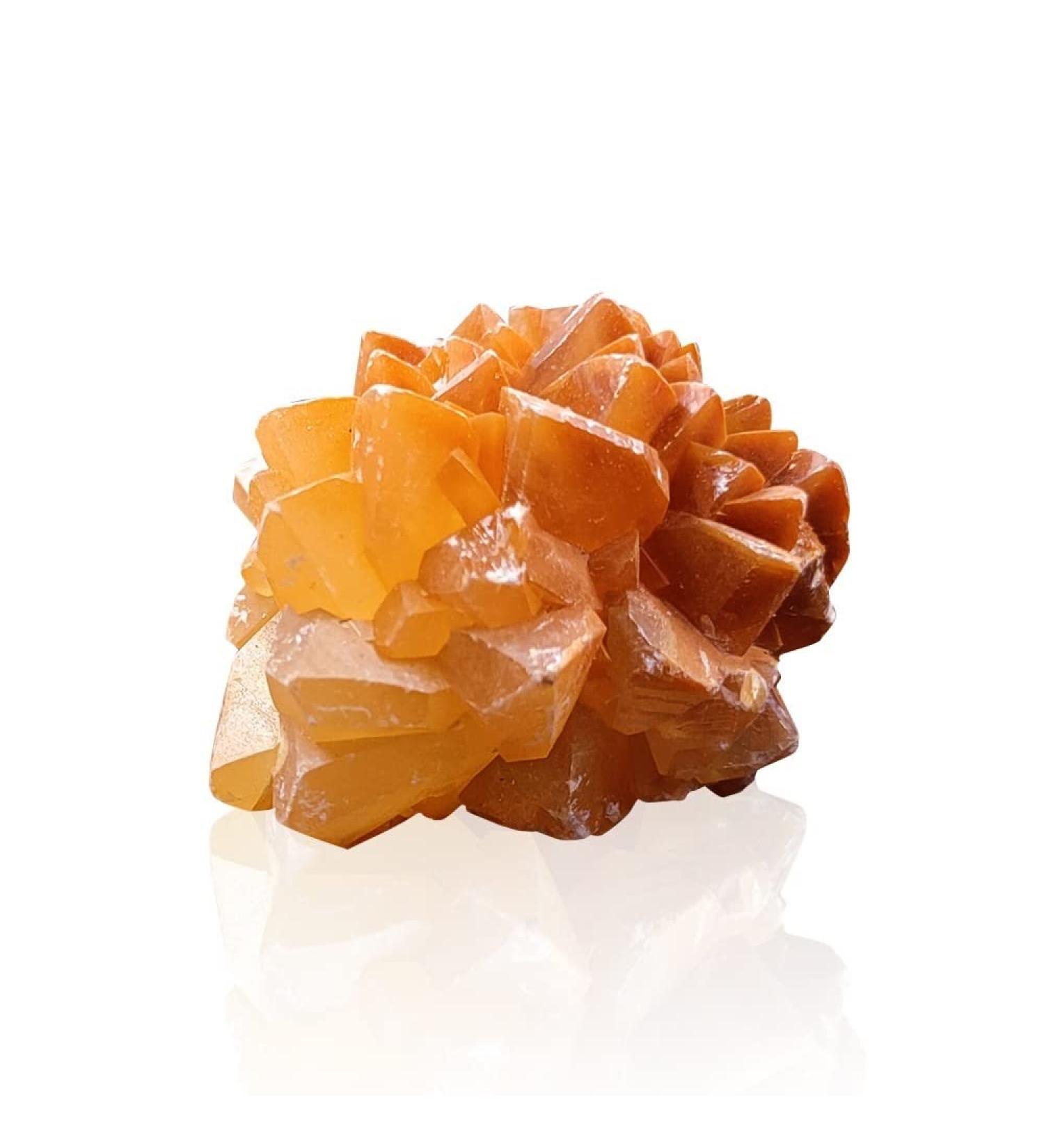 Gift Natural Crystal Cluster Ornament Rough Stone Crystal Rock Home Decor Stone Mineral Specimen (Color : Orange Yellow Size : 250-300g) - Buy Online on GoSupps.com