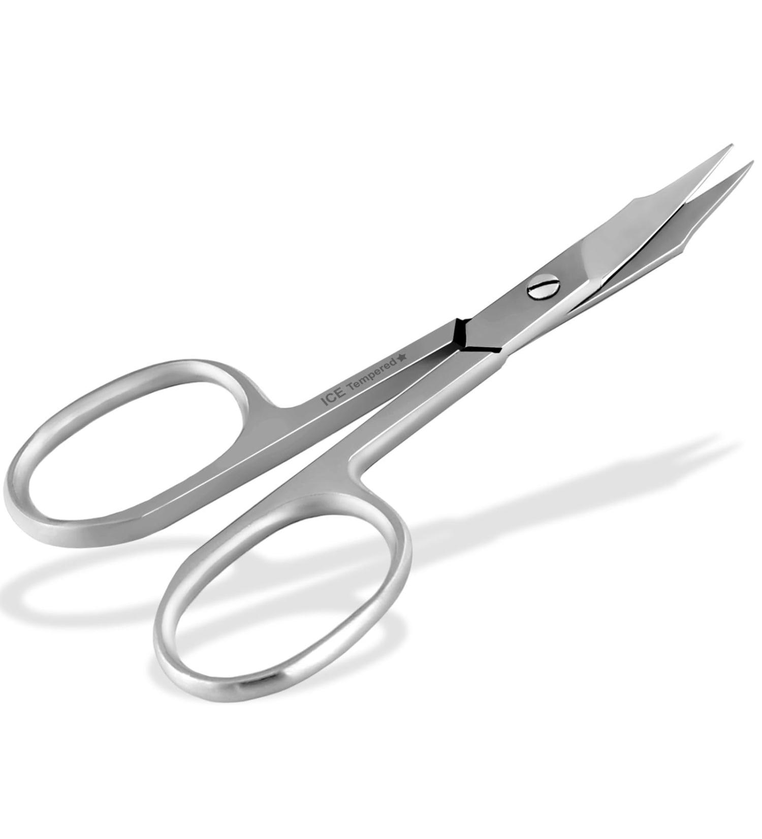 Premium Stainless Steel Nail Scissors for Precision Cutting - Perfect for Nails Cuticles & Ingrown Nails | International Shipping - Buy Online on GoSupps.com