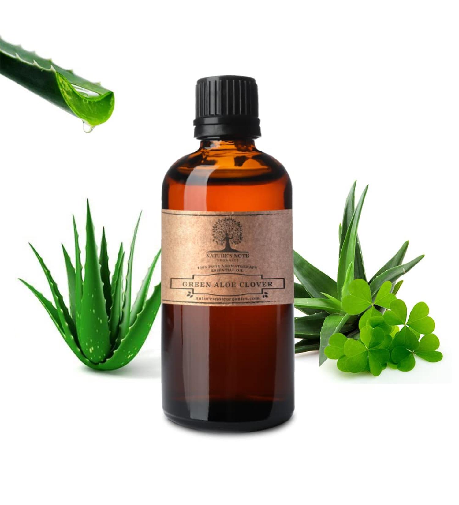 Green Aloe Clover - 100% Pure Aromatherapy Grade Essential Oil by Nature's Note Organics - 8 Fl Oz - Buy Online on GoSupps.com