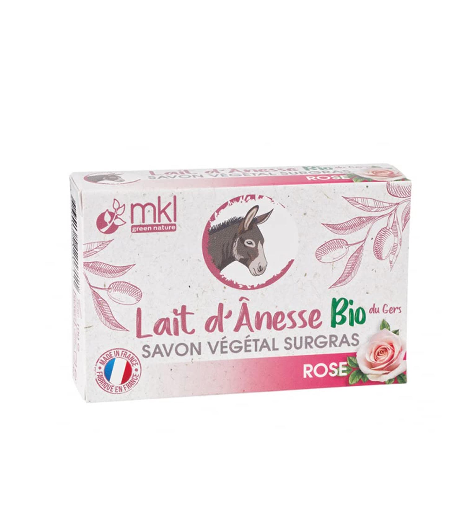 MKL Green Nature Organic donkey milk vegetable soap pink 100 g