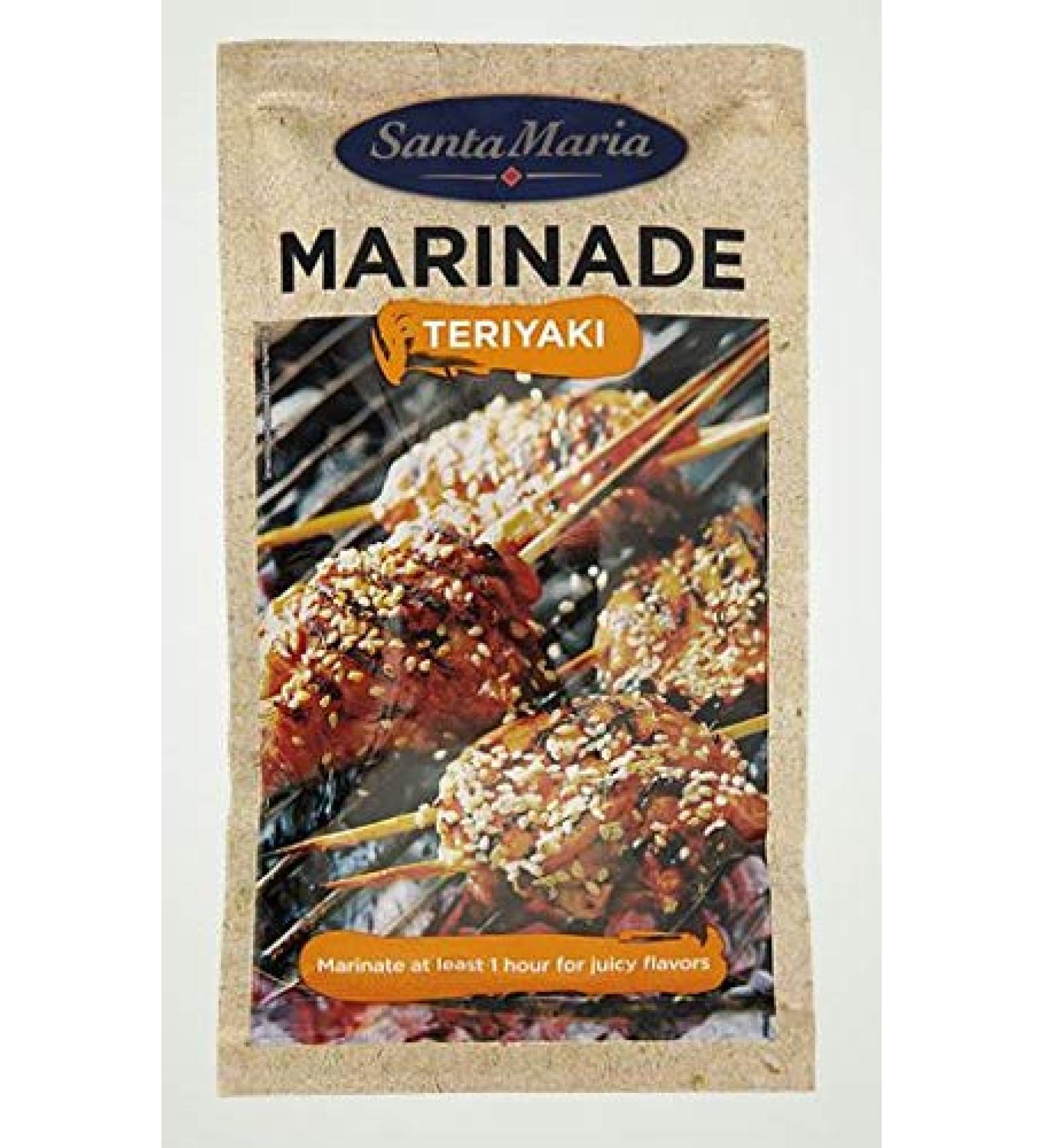 Santa Maria Santa Maria Asia Teriyaki Marinade for Meat Chicken Fish Legum 75 g