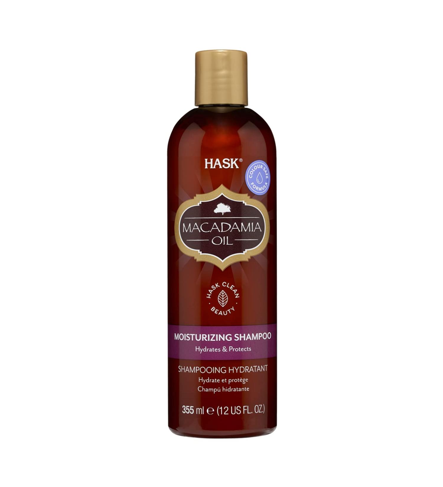 HASK Macadamia Oil Moisturizing Shampoo - Coconut Scent 12 oz | Nourish & Hydrate Hair - International Shipping Available - Buy Online on GoSupps.com