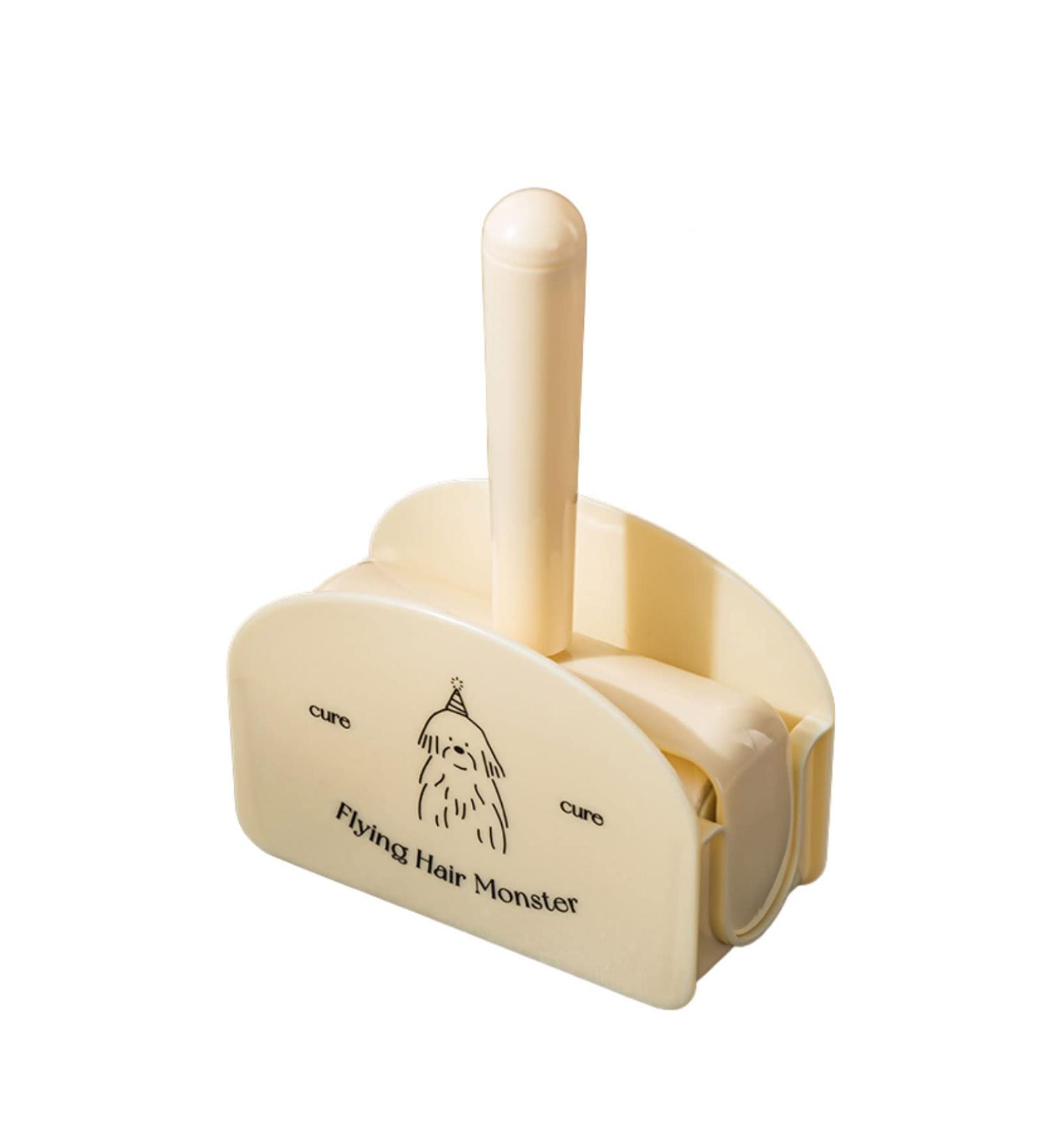 Extra Sticky Lint Roller for Pet Hair - Yellow Cat & Dog Hair Remover for Couch Clothes & Furniture | Effective Fur Removal Tool - Buy Online on GoSupps.com