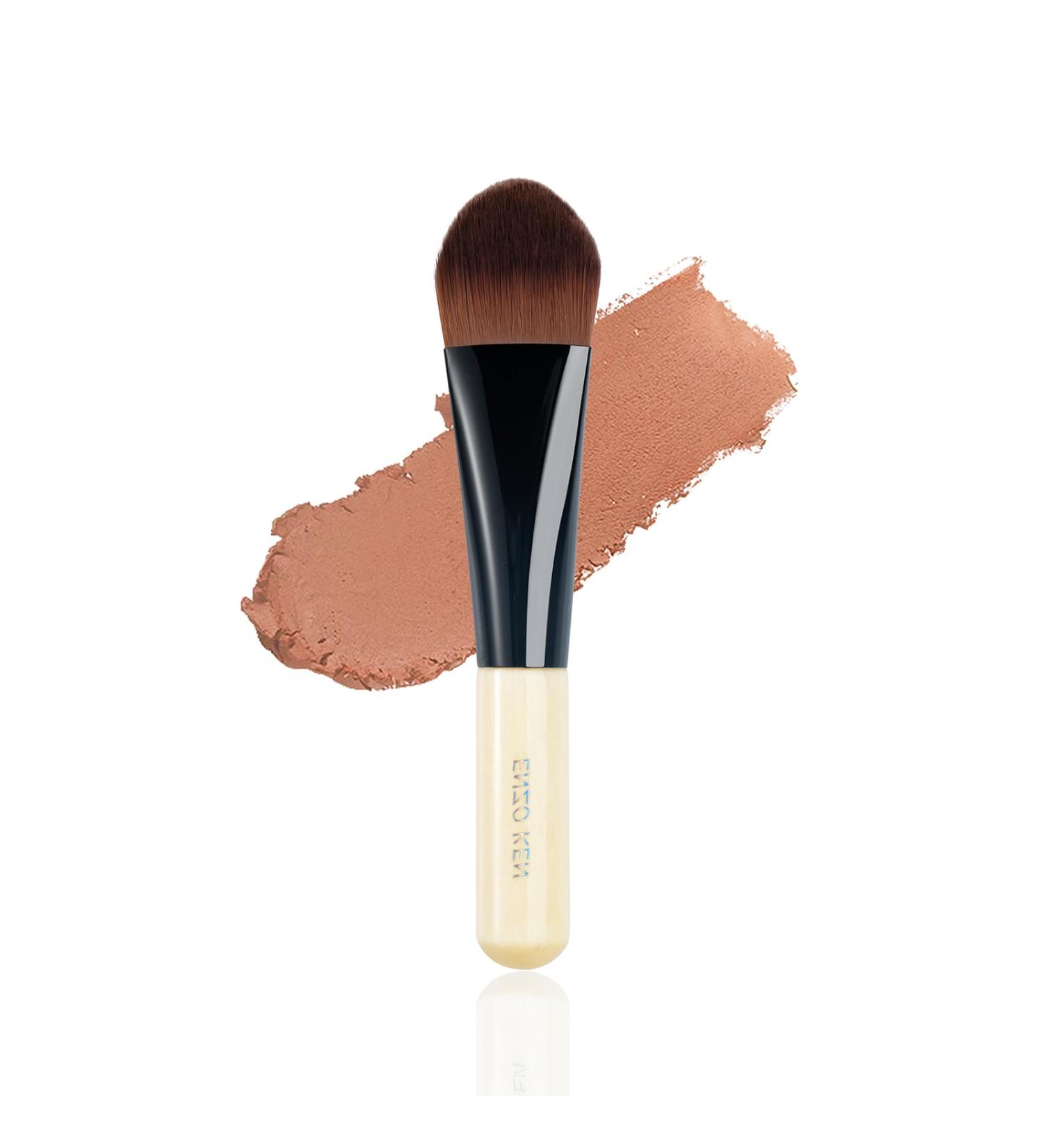 Kabuki Triangle Foundation Brush Angled Concealer Brush Under Eye Kabuki Foundation Brush Liquid Foundation Brush for Liquid Makeup Cream Contour Brush for Cream Makeup.(K8003E) Kabuki Brush K8003E