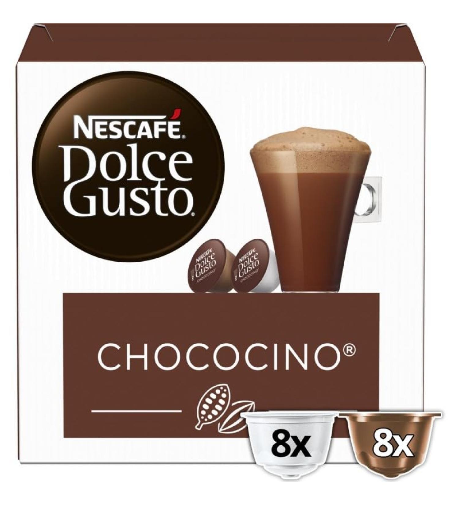  G n rique Dolce Gusto - Chococino Chocolate Flavor Coffee Machine Pods 256g - Pack of 3 - Buy Online on GoSupps.com