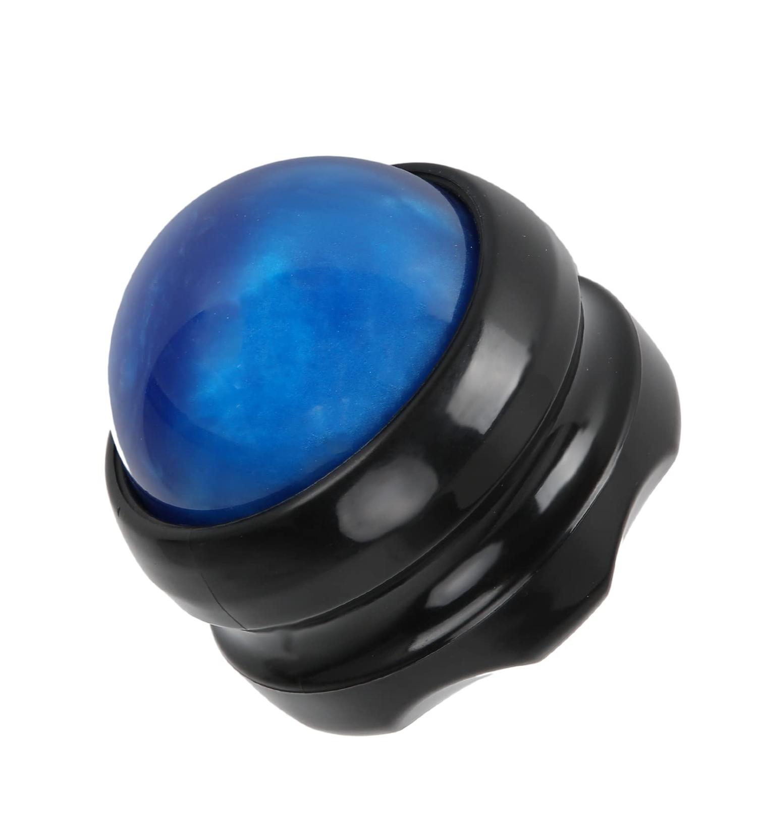 Ververt Touch Massage Ball Roller - Stress Relief & Muscle Relaxation Device for Neck Legs & Hands - Blue - Buy Online on GoSupps.com