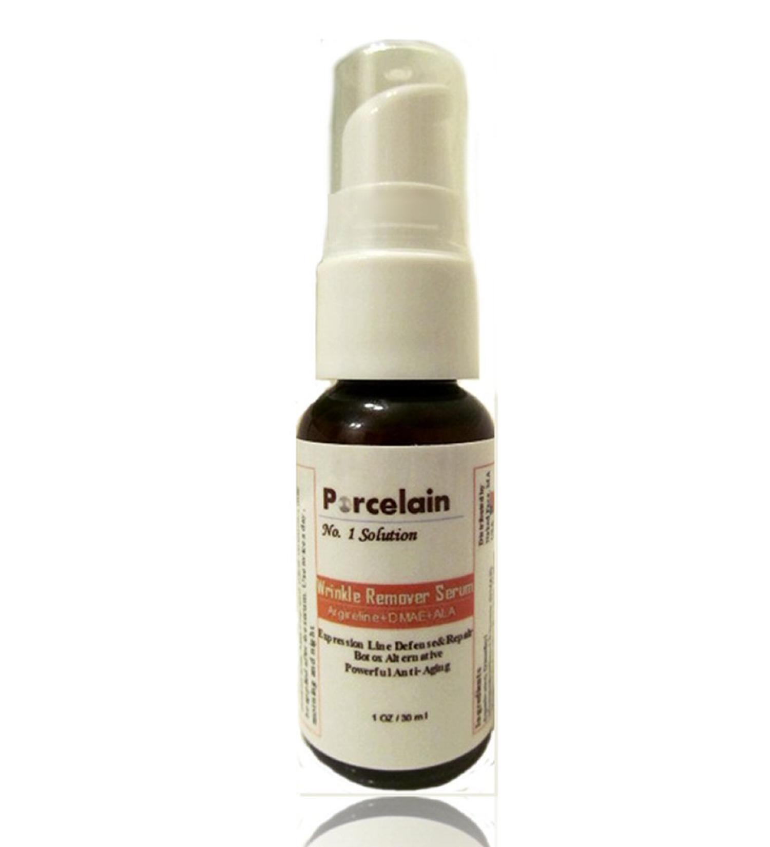 Skin Wrinkle Remover Serum with Argireline DMAE Alpha Lipoic Acid and Vitamin C