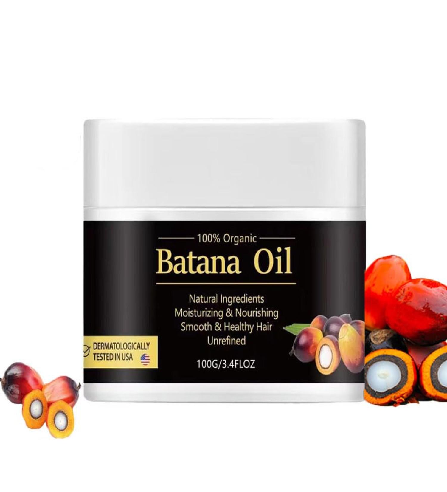 Batana Hair Oil for Growth - 100% Raw Batana Butter Oil from Honduras | Anti-Hair Loss & Thicker Hair | Perfect Women's Gift - Buy Online on GoSupps.com