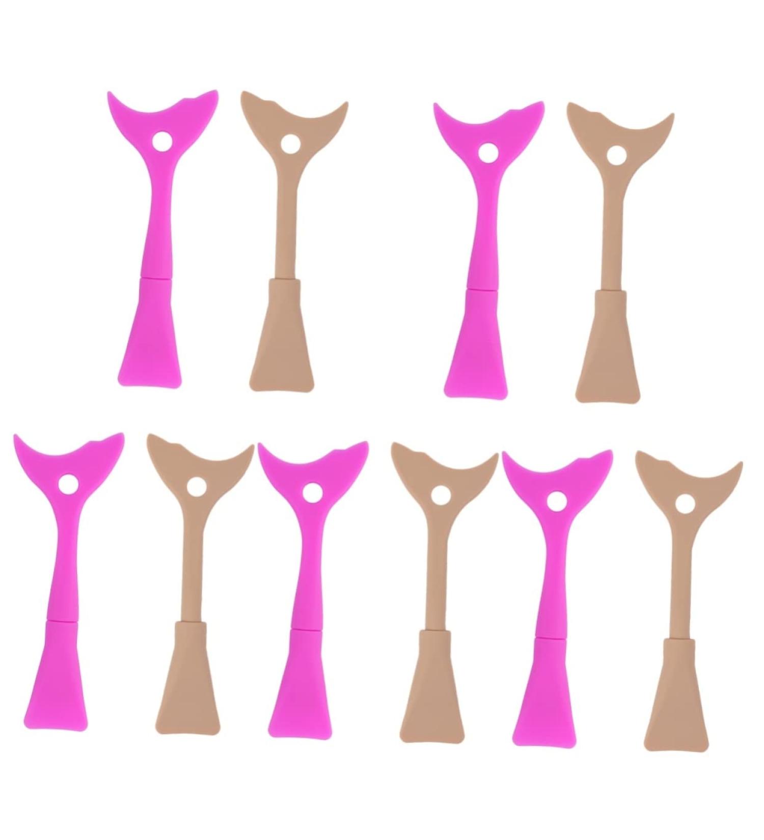 Beatifufu 10 pcs Eyeliner Baffle lash Comb Separator Eyelash Shield Tool Silicone Eyelash Shield Miss Cosmetic Assorted Colorx5pcs 15x3.2cmx5pcs - Buy Online on GoSupps.com