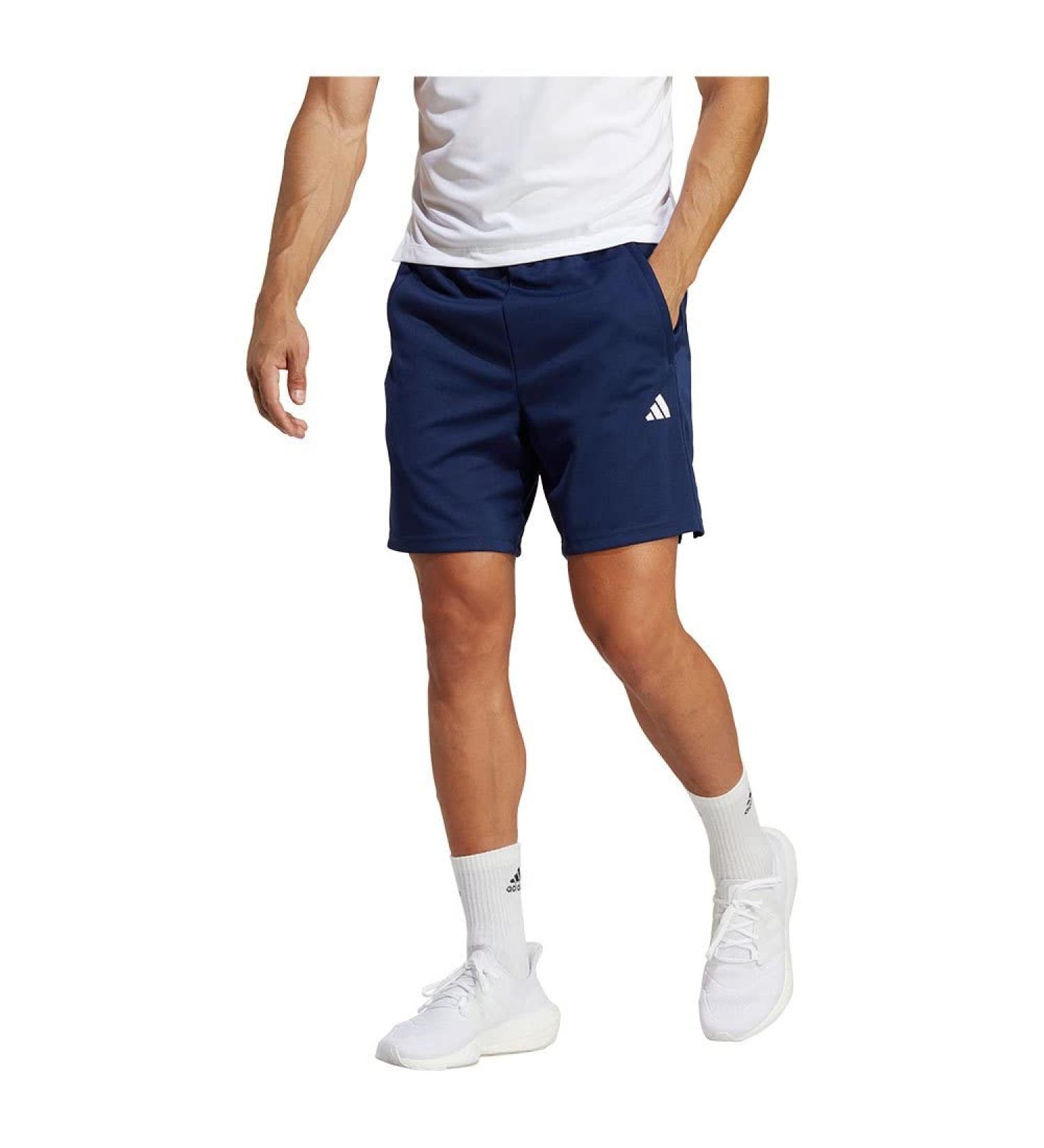 Buy adidas Men's Leisure Shorts - Train Essentials All Set Training Short M Tall Dark Blue/White | International Shipping Available - Buy Online on GoSupps.com