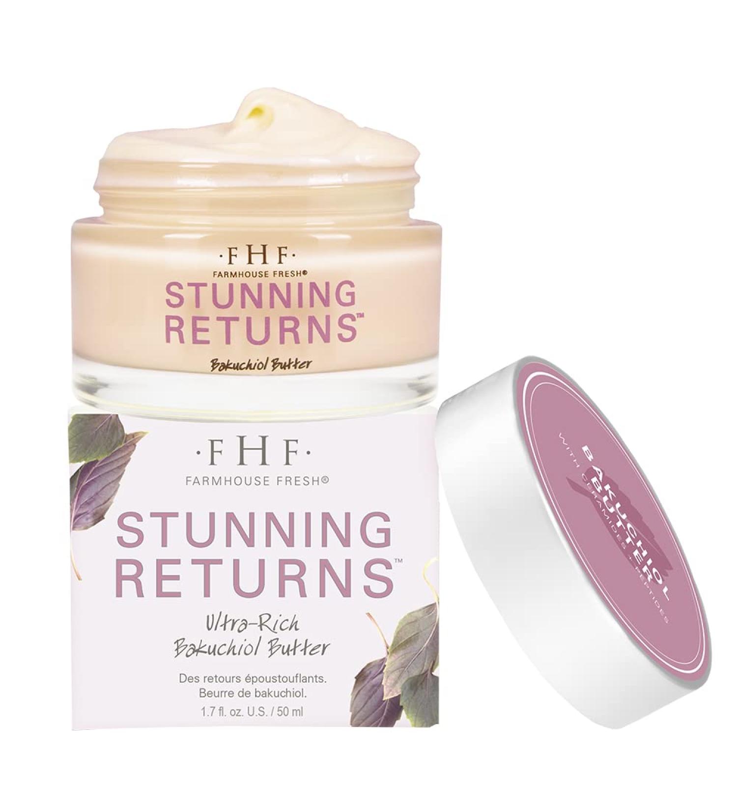 FarmHouse Fresh Stunning Returns Bakuchiol Butter - Ultra-Rich Anti-Aging Moisturizer 1.7 fl. oz. | International Shipping Available - Buy Online on GoSupps.com