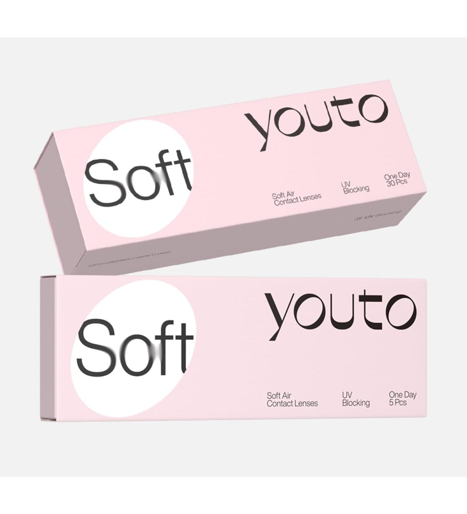 Youto Daily Soft Lenses - 10 Pack | UV Protection High Comfort BC 8.7mm DIA 14.2mm -4.00 Diopters | International Shipping - Buy Online on GoSupps.com