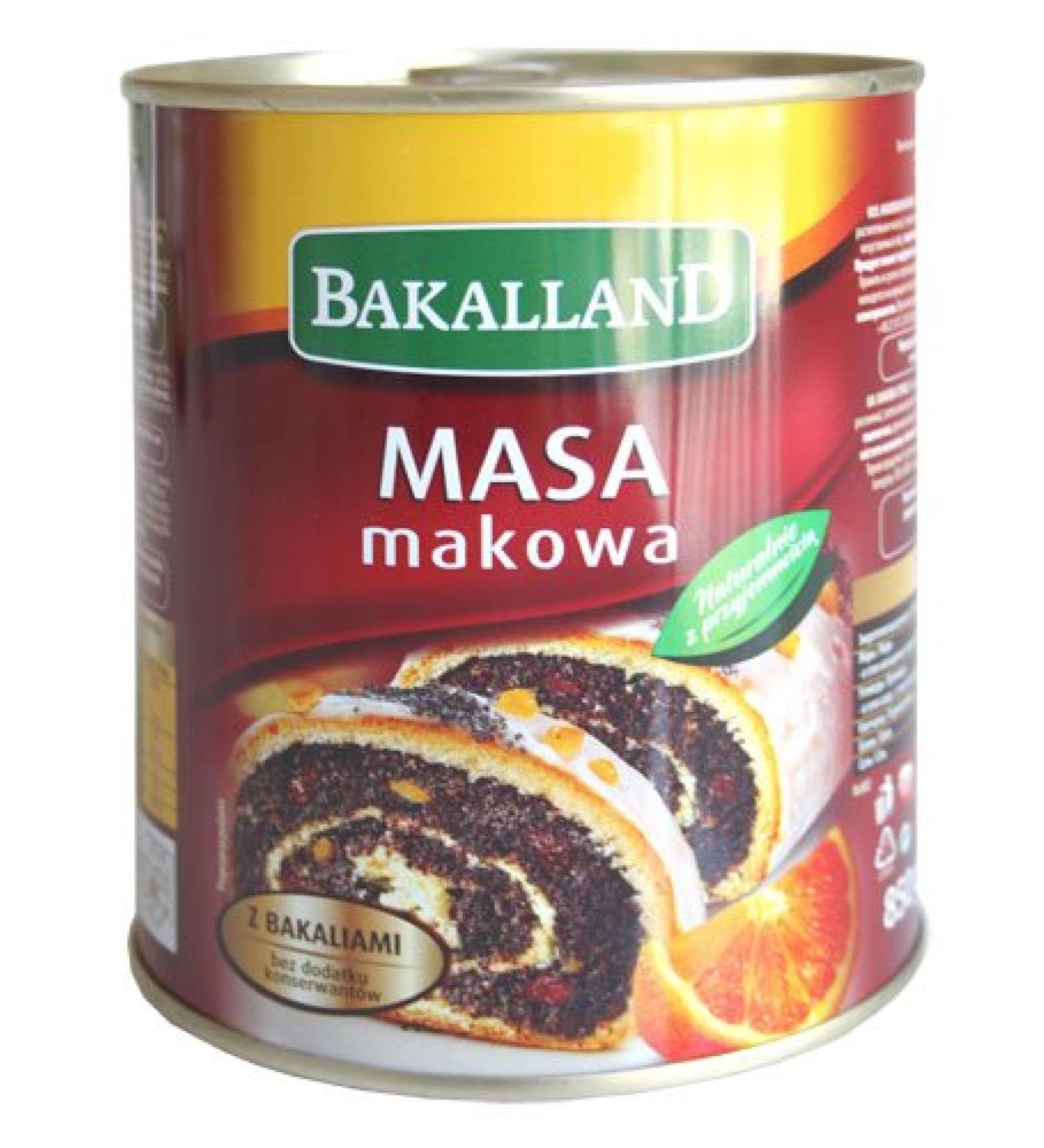 Bakalland Poppy Seed Filling (850g/ 1.9lbs)