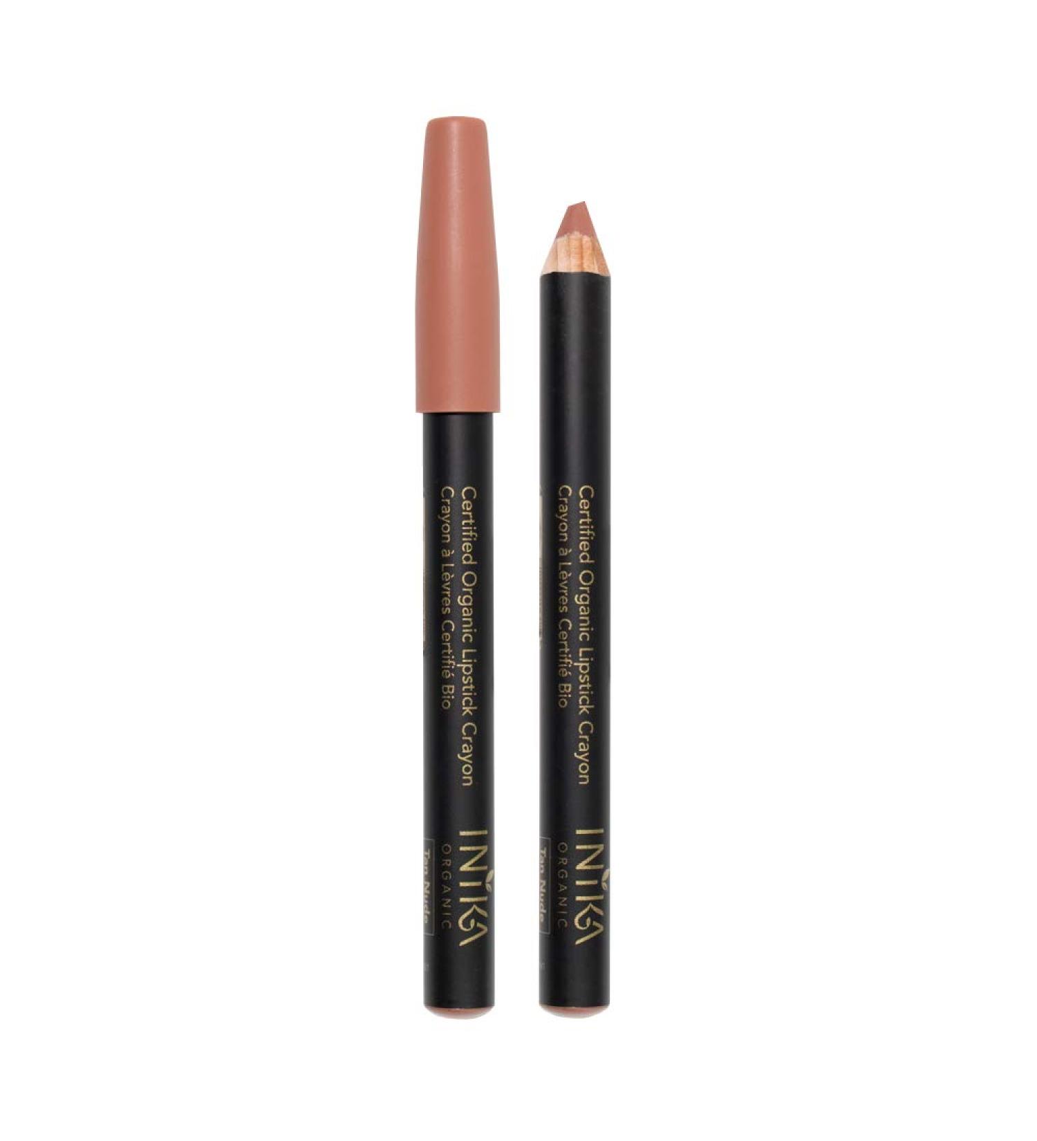 INIKA - Organic Lipstick Crayon | Vegan  Non-Toxic Beauty (Tan Nude)