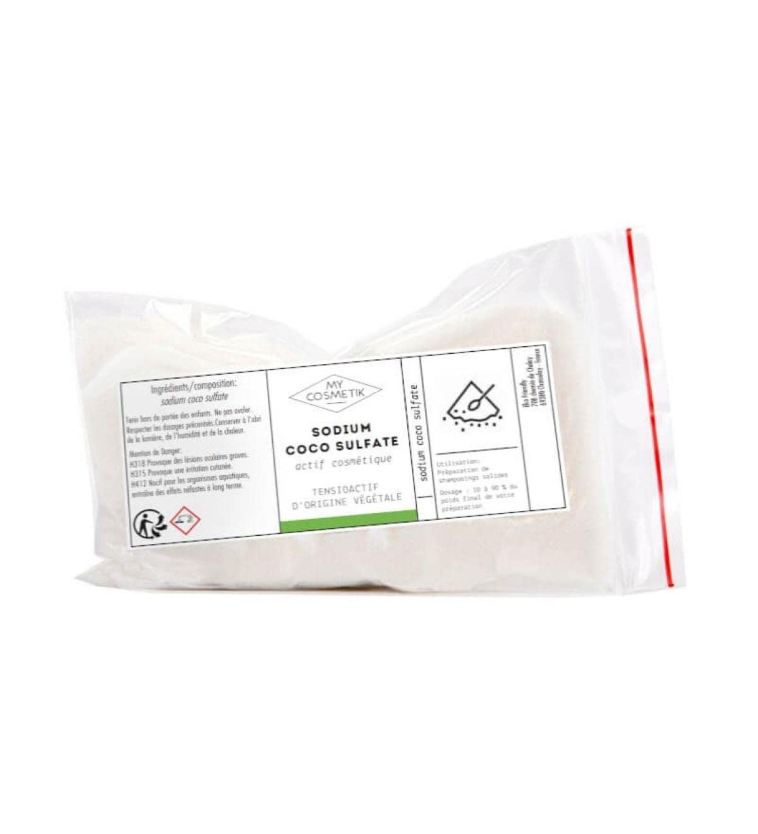 MY COSMETIK - Sodium Coco sulfate - Cosmetic active ingredient - Surfactant of plant origin - For all hair types - Made in France - 100 g - Buy Online on GoSupps.com