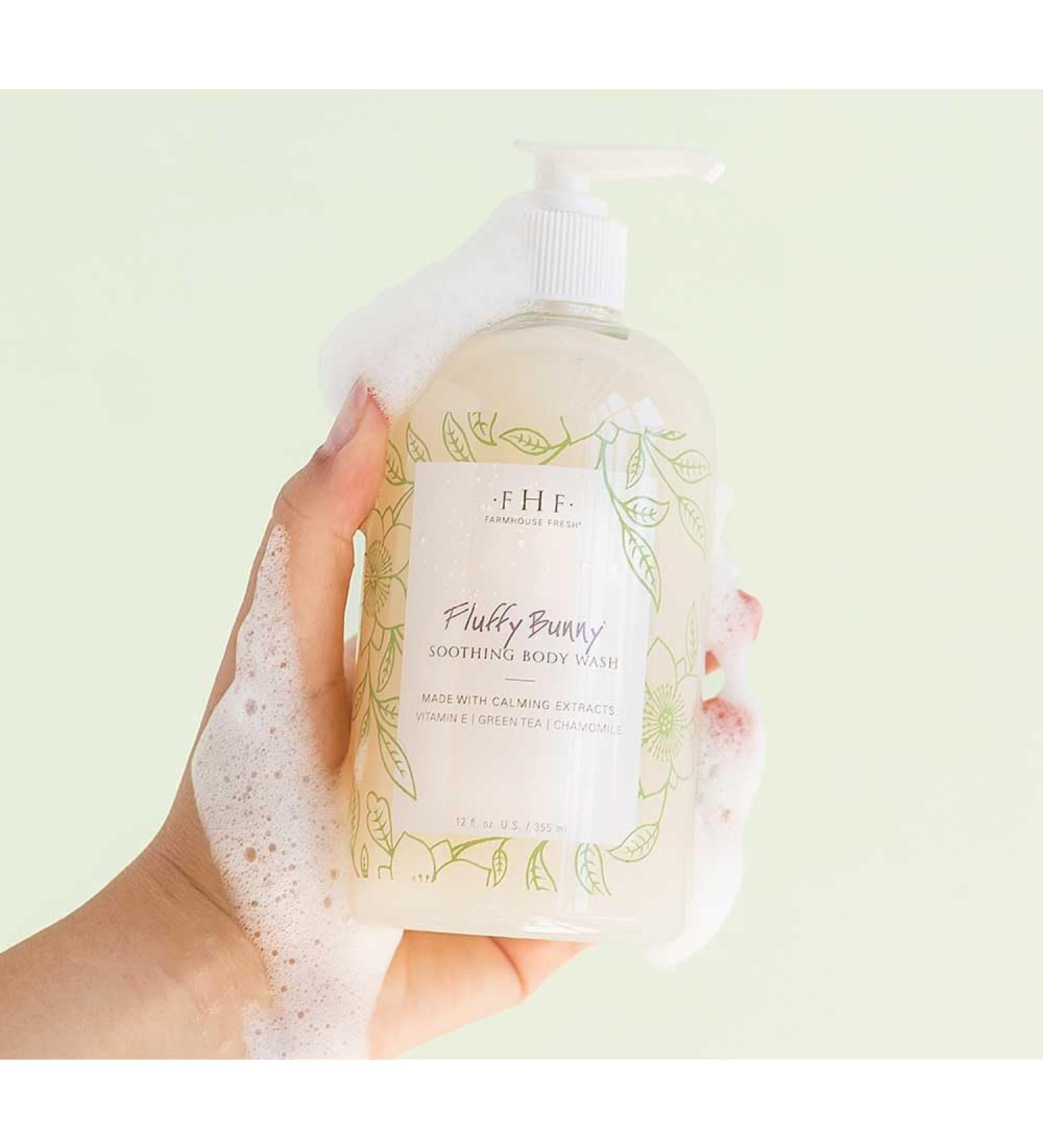 FarmHouse Fresh Fluffy Bunny Soothing Body Wash - Gentle Cleansing for All Skin Types | Shop Now for International Shipping - Buy Online on GoSupps.com