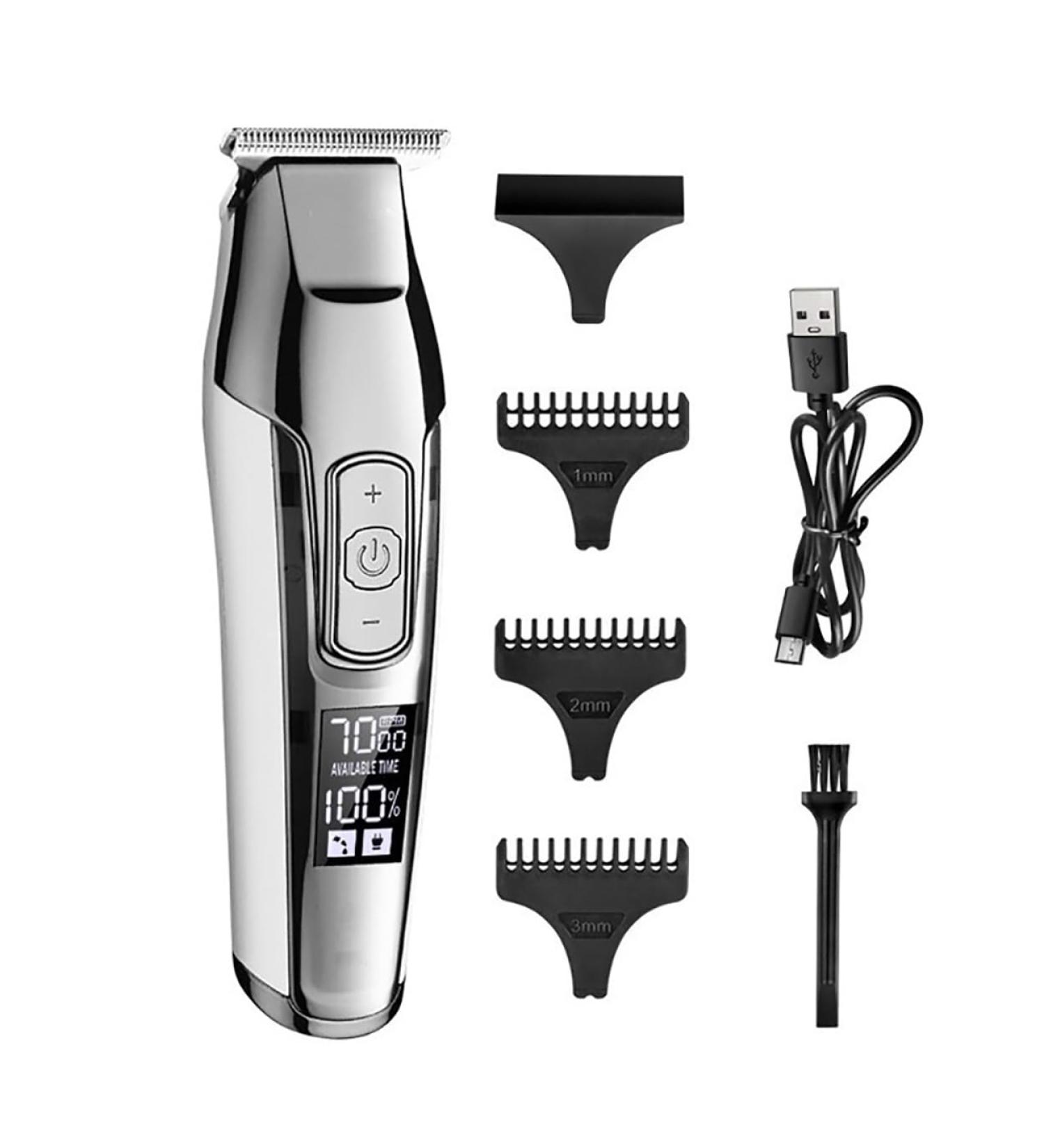 Professional Hair Clipper & Beard Trimmer for Men | Adjustable Speed LED Display - International Shipping Available - Buy Online on GoSupps.com
