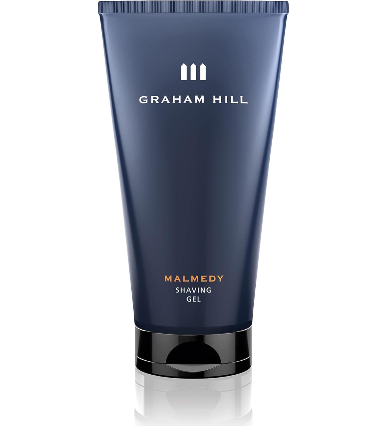 GRAHAM HILL Malmedy Transparent Shaving Gel (150ml) - Clear Shaving Gel for Men Precise Contour Shaving Moisturizing with Arginine & Hyaluronic Acid Fresh Eucalyptus and Wood Scent - Vegan - Buy Online on GoSupps.com