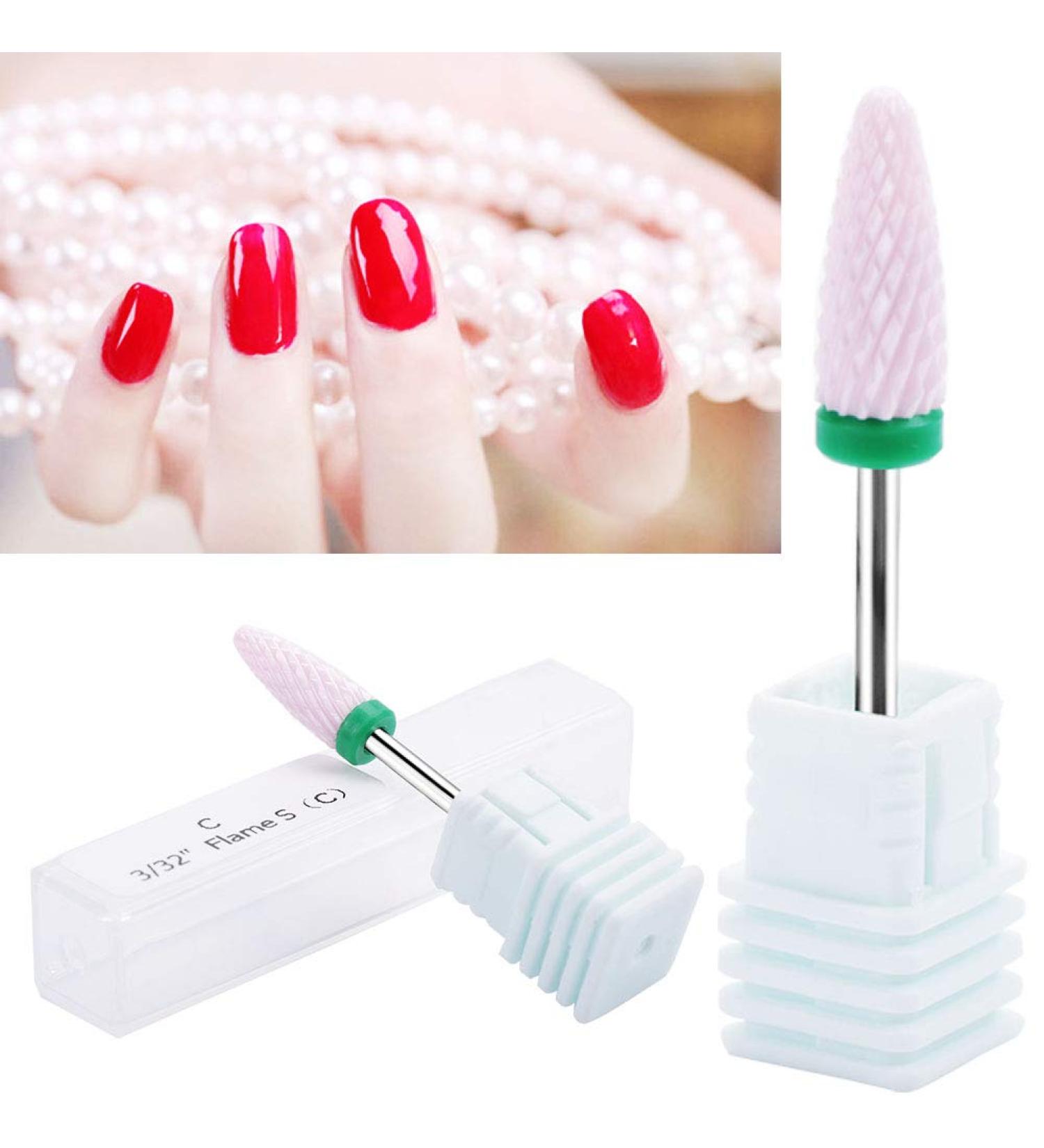 Nail Drill Bits Exhibition Durable Convenient Portable Lightweight Ceramic Manicure Tool Polishing For Grinding(23ST) - Buy Online on GoSupps.com