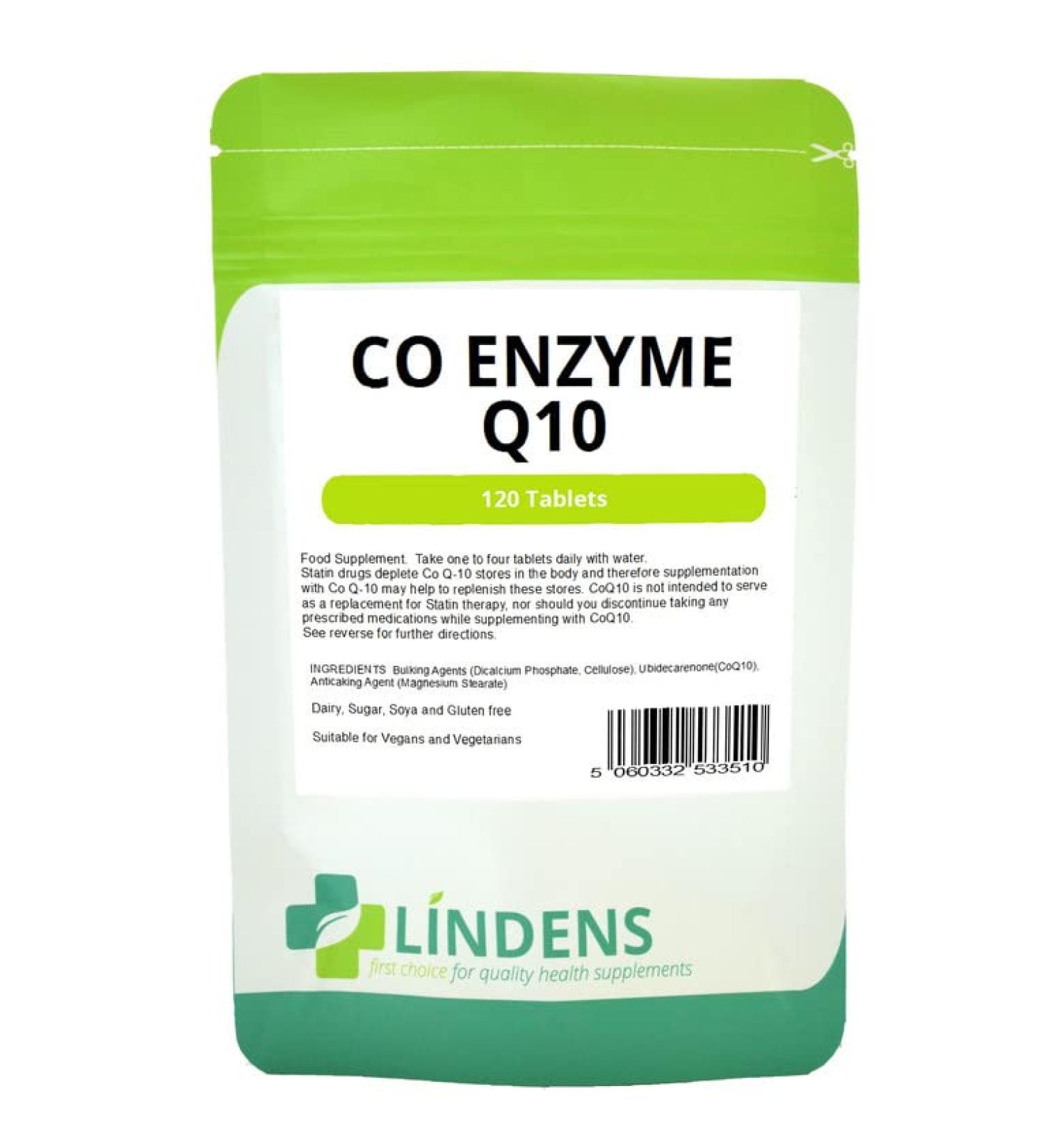 Lindens Co Enzyme Q10 30mg Co-Q10 CoQ10 360 comprim s 3-PACQUET Haute Qualit