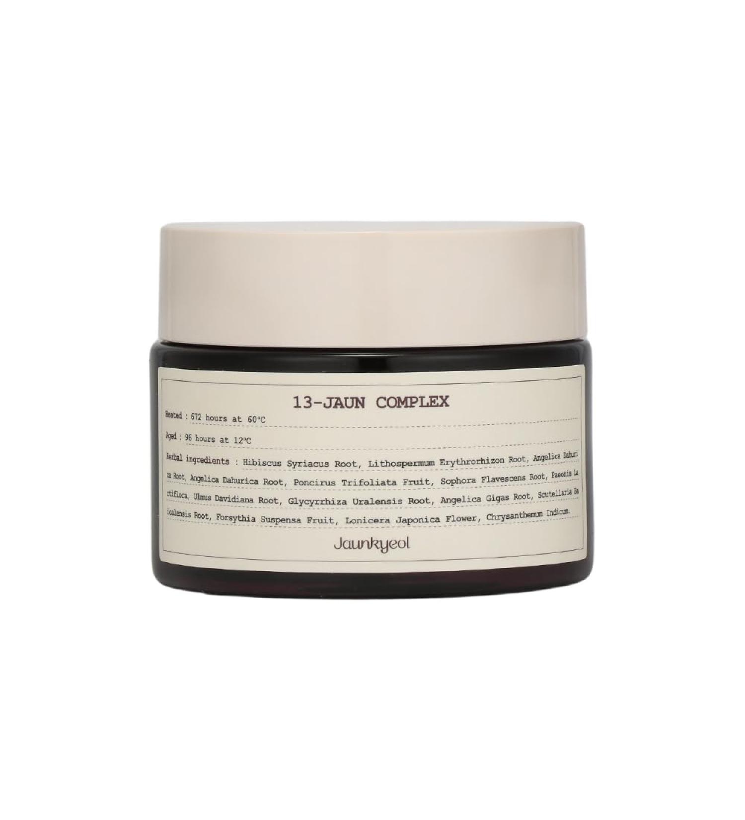 JAUNKYEOL HERITAGE CONCENTRATE CALMING CREAM 1.69 Fl Oz (50ml) Vegan Korean Skincare for Sensitive Skin Natural Ingredients Improves Skin Barrier and Hydrates - Buy Online on GoSupps.com