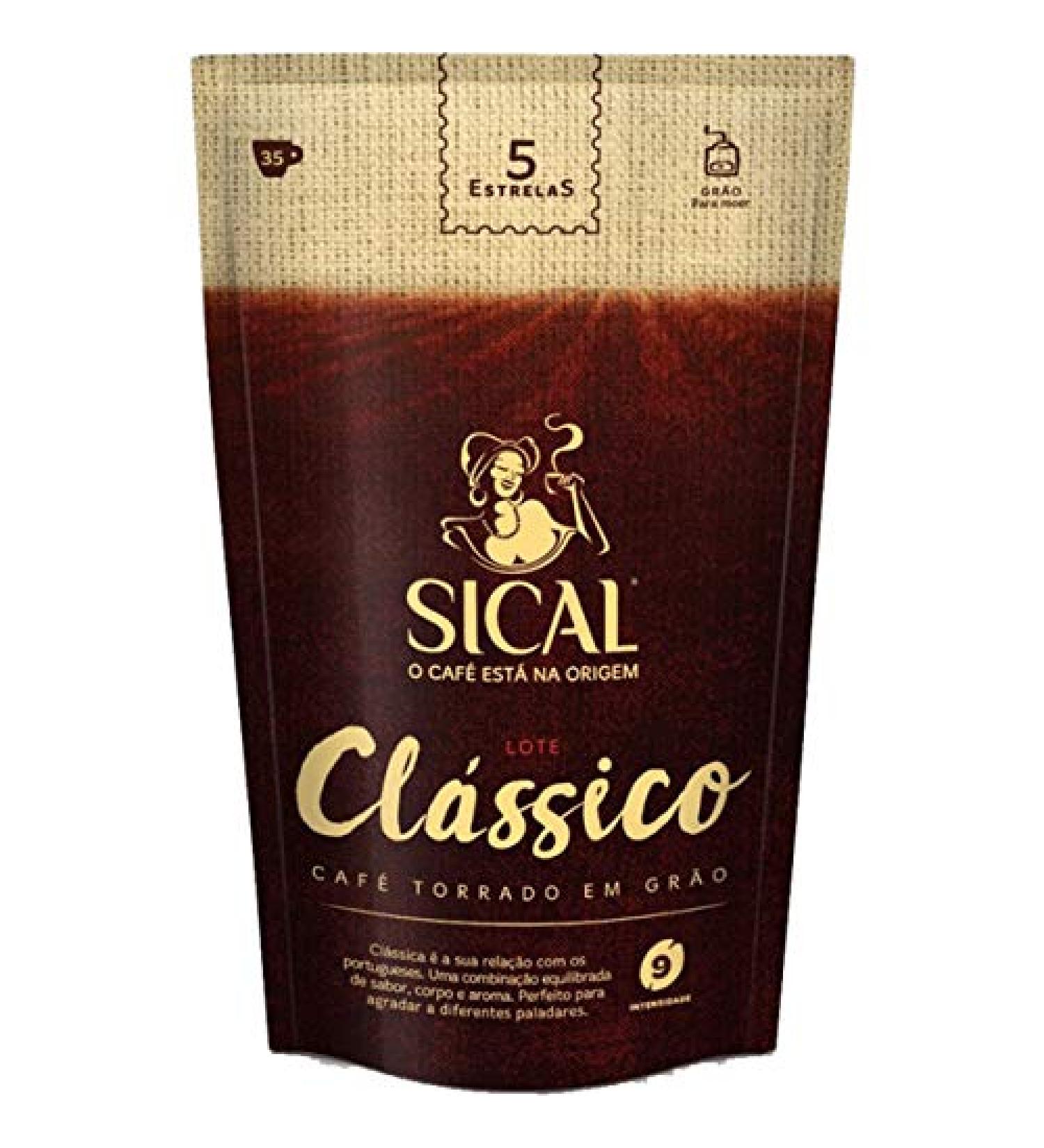 Sical, Classic Coffee, 5 Stars, Roasted, Whole Beans, 250 gr