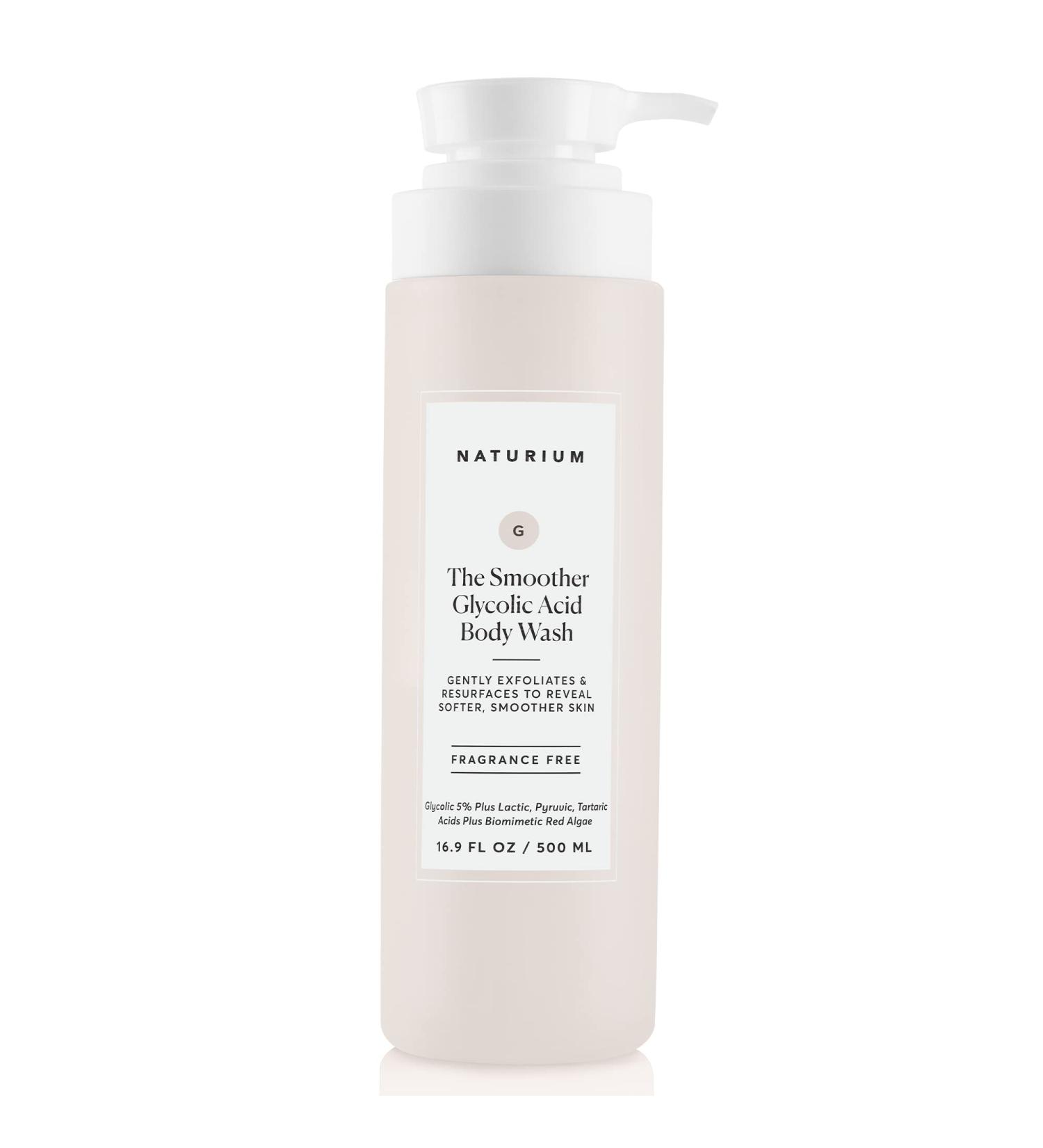 Top-Rated Smoother Glycolic Acid Exfoliating Body Wash - Get Smooth, Radiant Skin - Buy Online on GoSupps.com
