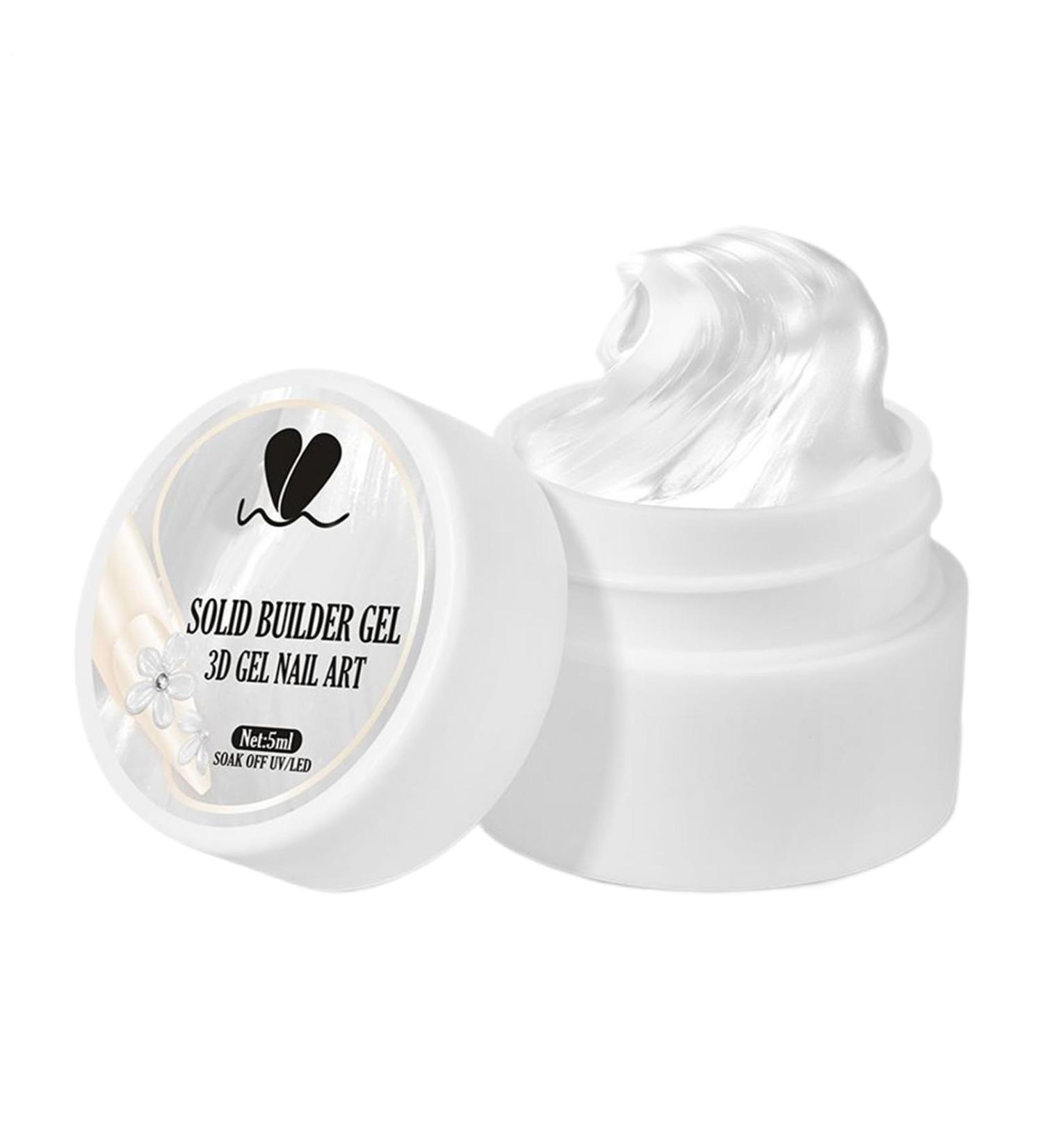 Nail Sculpting Gel - 3D Solid Nail Modeling Gel Extension and Sculpting 5ml Non-Stick for Creating Shapes Firm Consistency - Buy Online on GoSupps.com