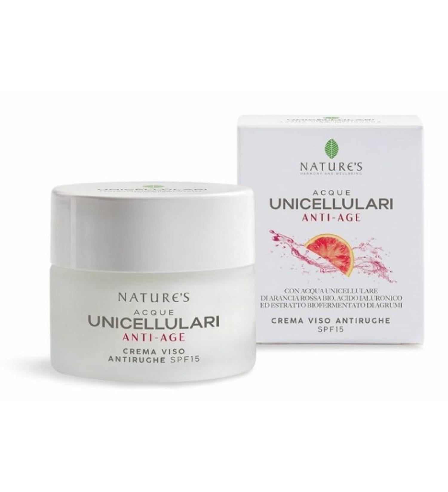 Nature's Nature's Unicellular Waters Anti-Wrinkle Face Cream SPF 15 - 50 ml