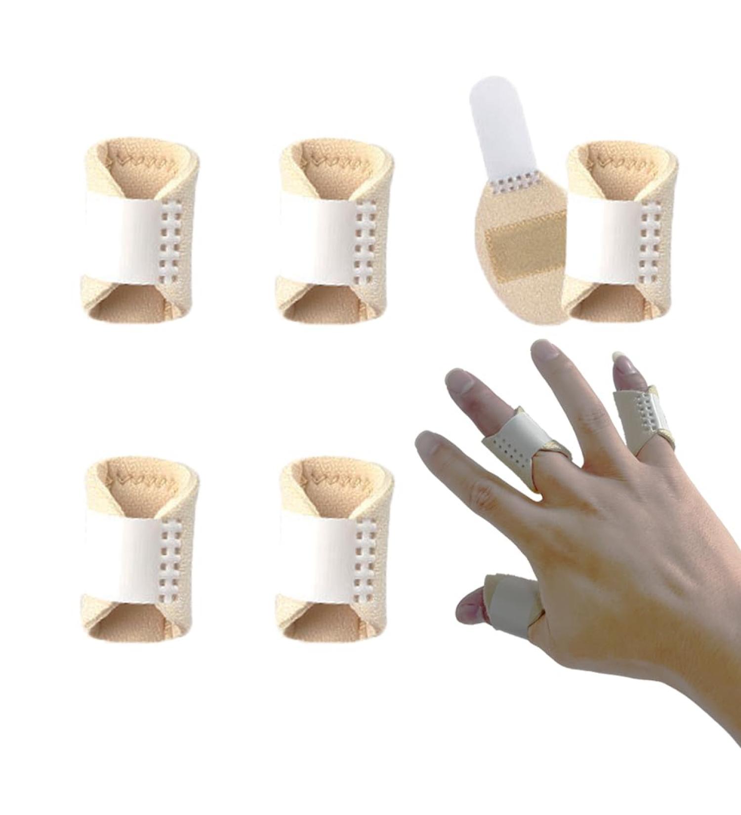 Thumb Finger Splints (5Pcs) - Trigger Finger Brace for Pain Relief Arthritis & Sprains | Finger Stabilizer Support for All Fingers - Buy Online on GoSupps.com