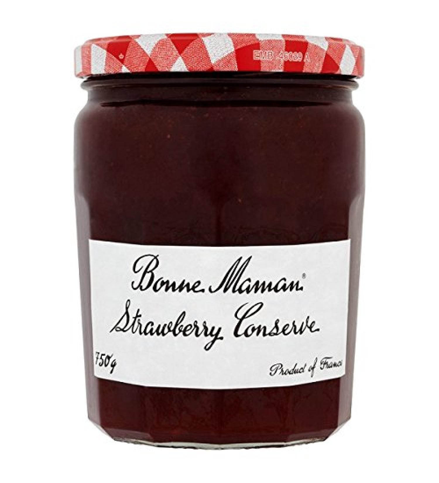 Bonne Maman Strawberry Preserve 750g (pack of 6 x 750 g)