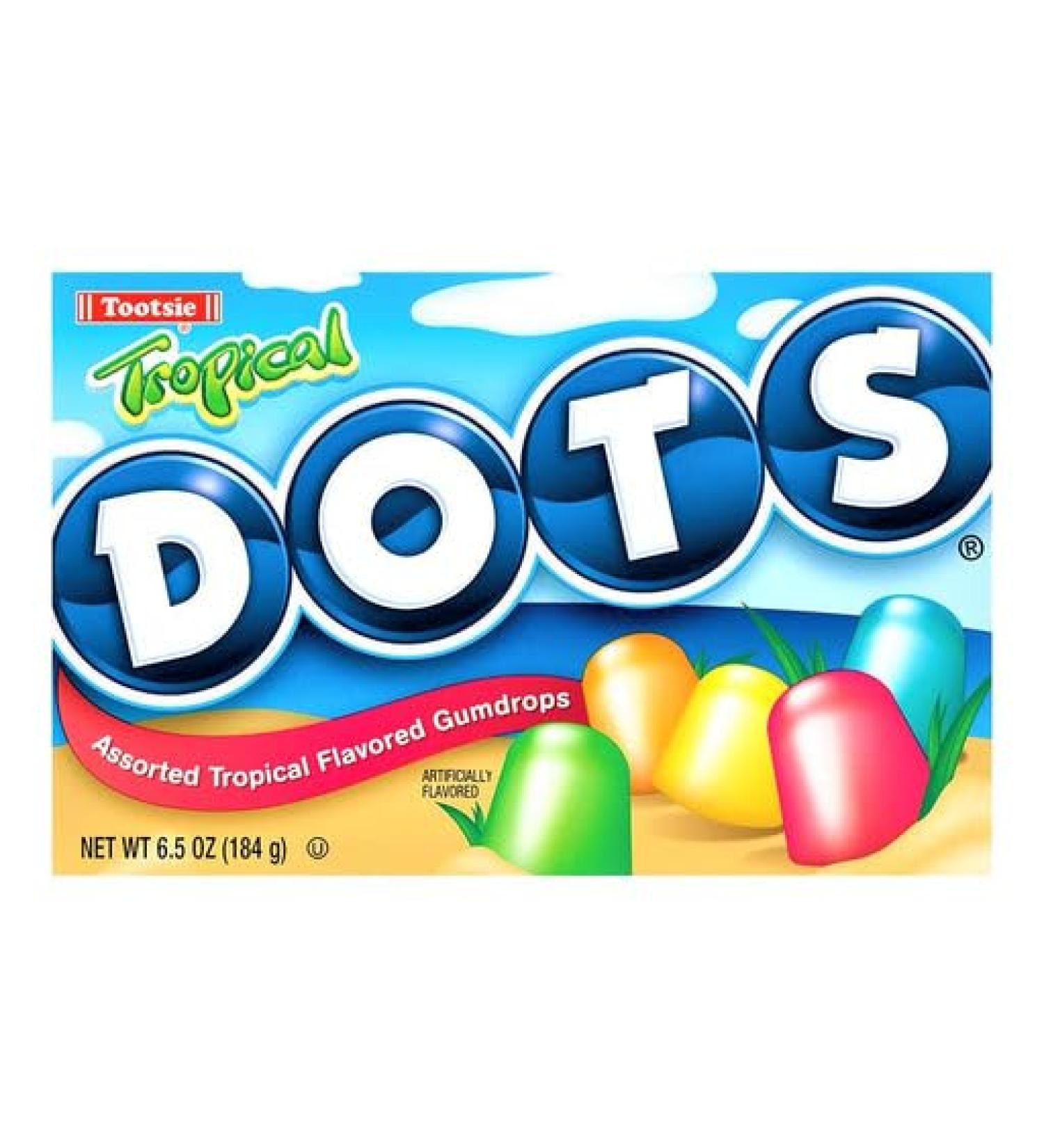 Broadway candy Tootsie Dot Th tre tropical 9 x 184 g