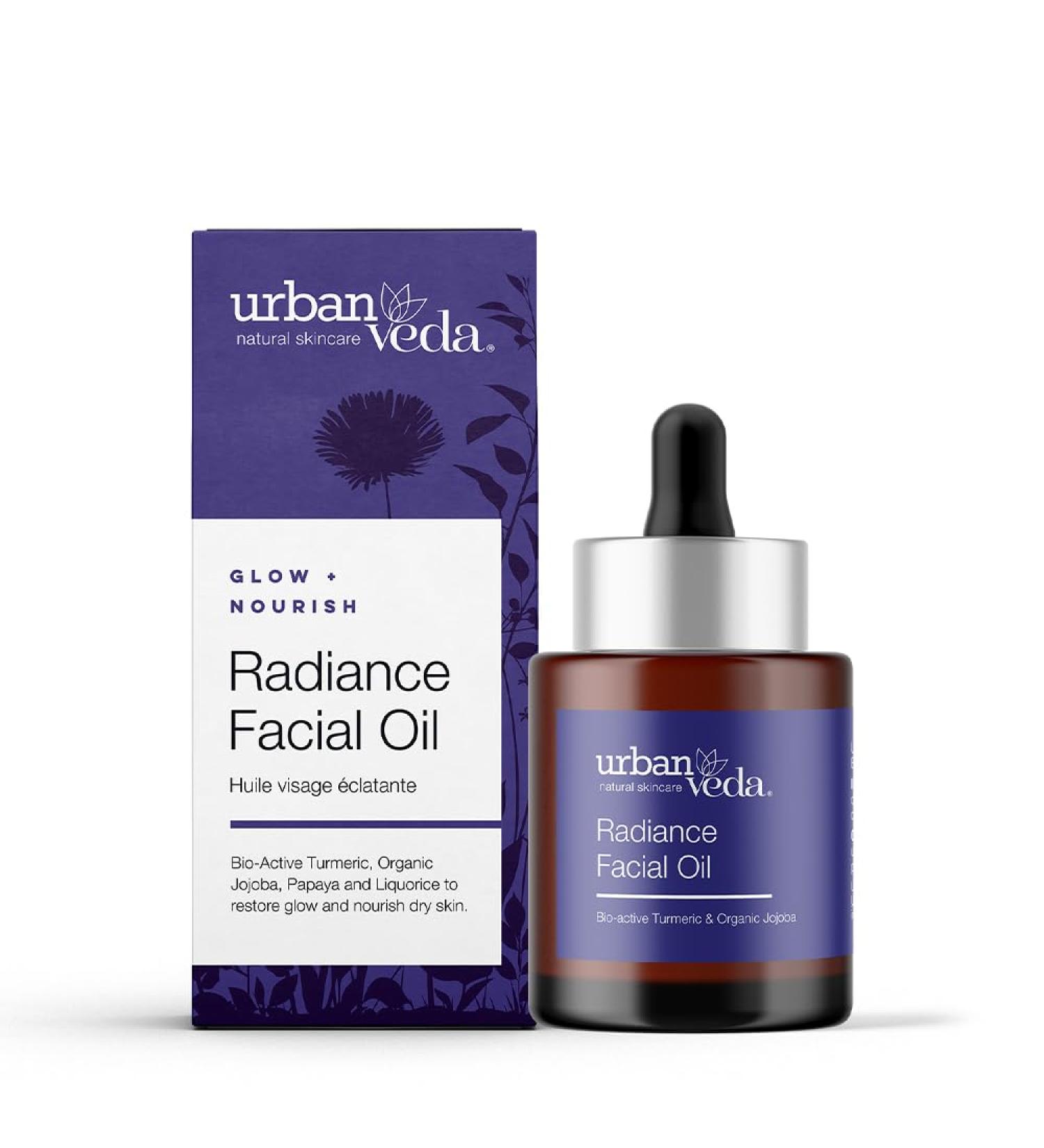 Buy Urban Veda Radiance Facial Oil - Enhance Glow & Hydration | International Shipping Available - Buy Online on GoSupps.com