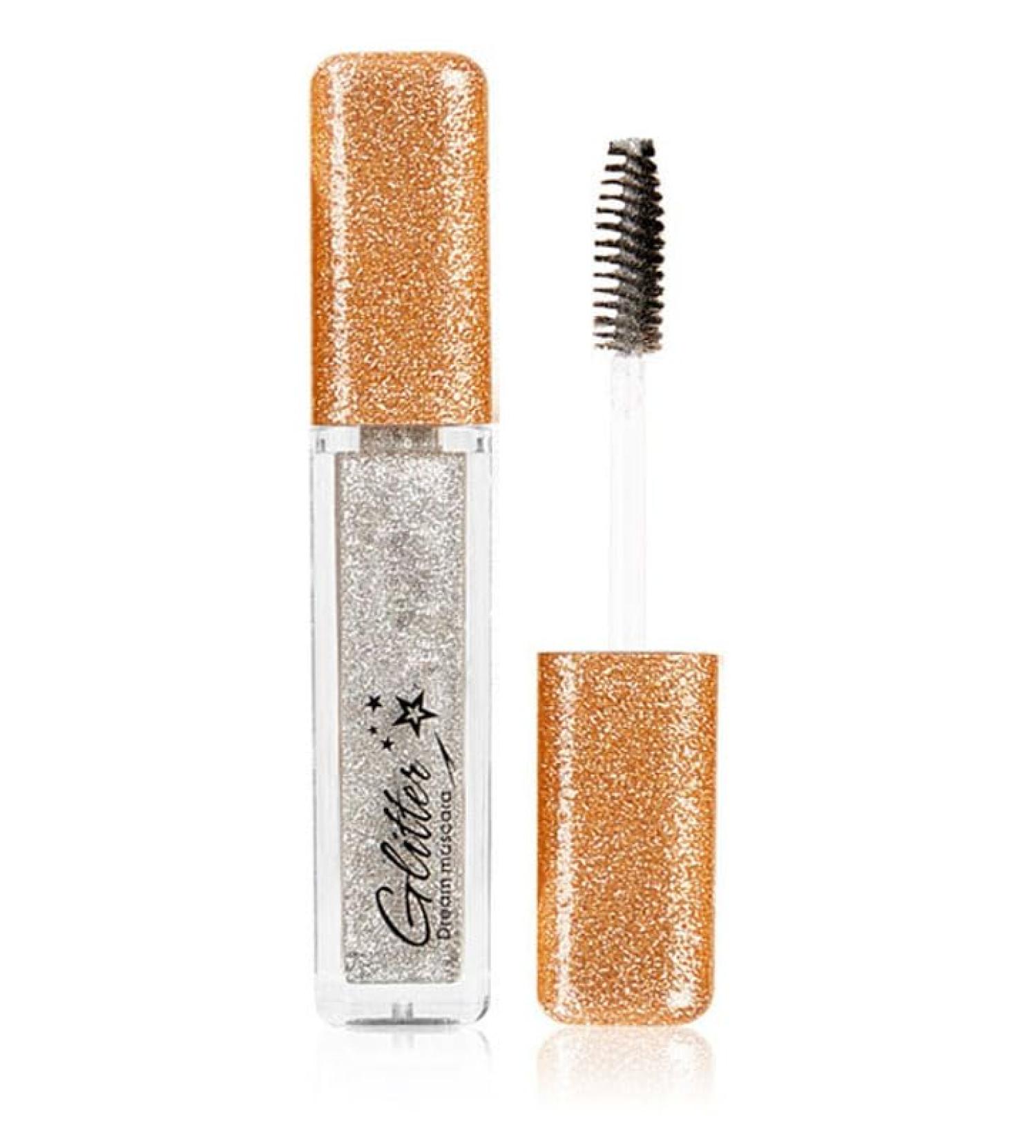 Glitter Mascara Diamond Sparkling Colorful Mascara anti-smudge sparkling colorful eye makeup tool suitable for wedding stage music festival (Explosive flash) - Buy Online on GoSupps.com
