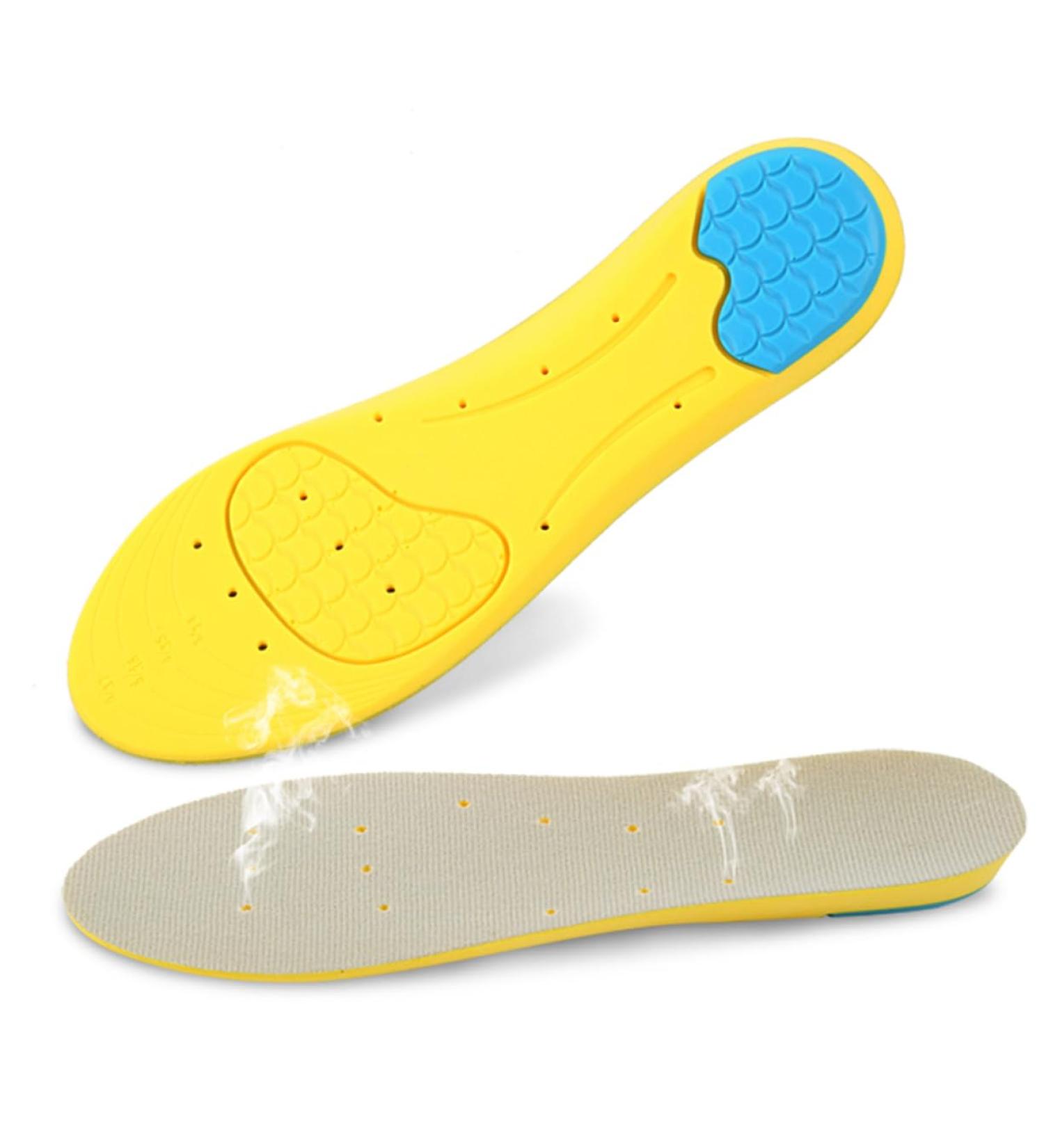 FOMIYES Orthotic Insoles for Flat Feet - Customizable Memory Foam Shoe Inserts for Height Increase & Shock Absorption - Buy Online on GoSupps.com