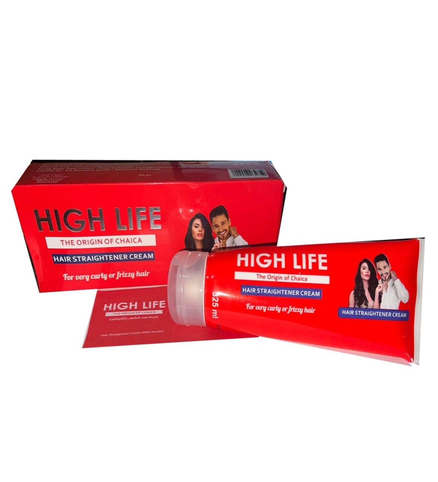 High Life Strong Hair Straightening Cream - 1 Piece for Curly & Frizzy Hair | International Shipping - Buy Online on GoSupps.com