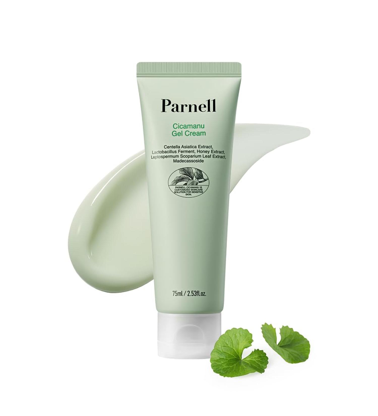 Parnell Cicamanu Gel Cream Manuka Honey & Cica Moisturizer for Sensitive Skin. Hyaluronic Acid Soothing Face Cream (2.53 Fl Oz / 75ml) - Buy Online on GoSupps.com