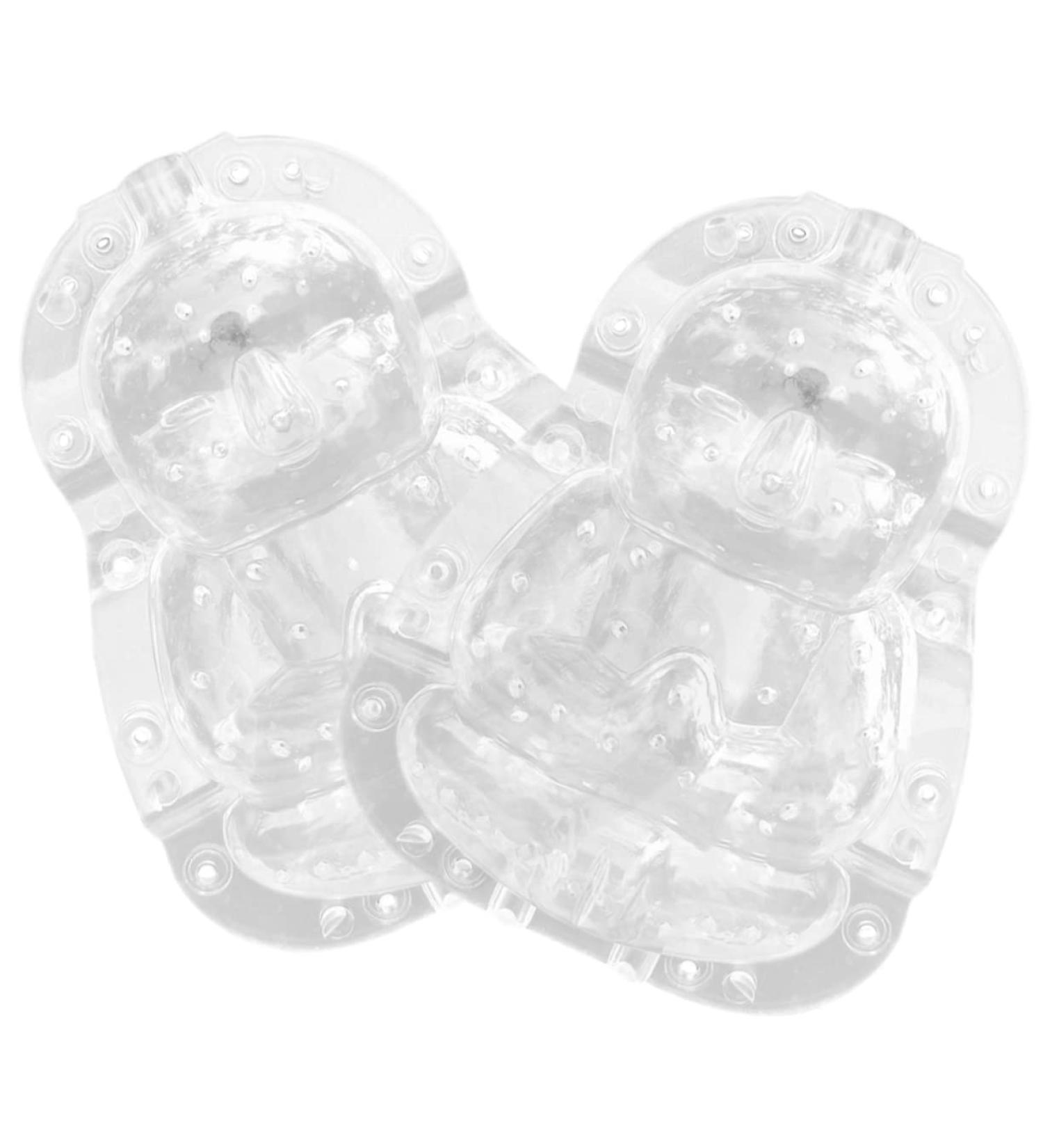 TEHAUX 2pcs Novel Transparent Tools Duddha Stereotypes Garden Growing Supply Diy Clear Watermelon Buddha Transparent 10x7cm - Buy Online on GoSupps.com