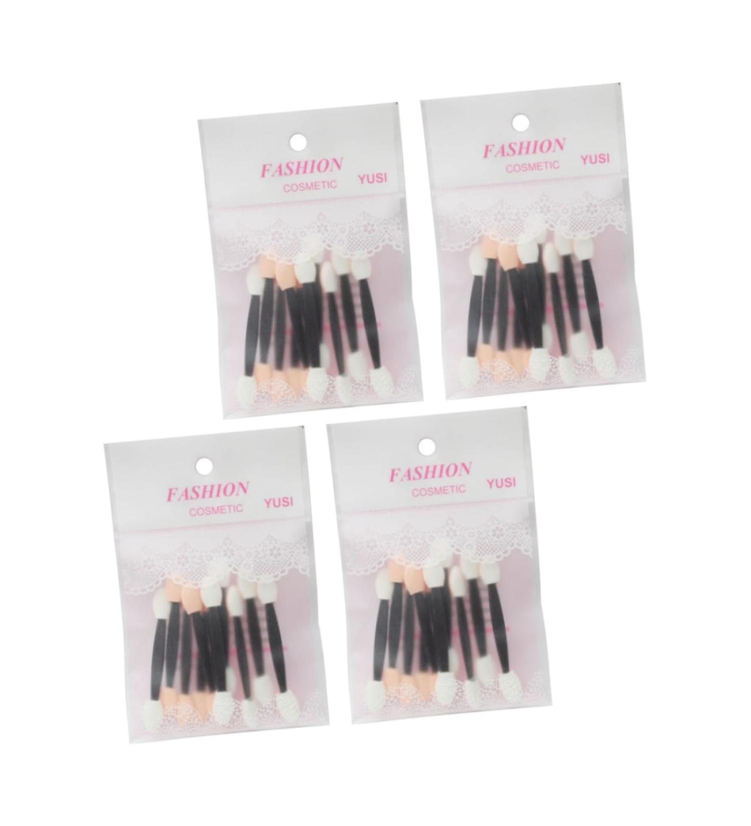Baluue 40pcs Sponge Stick Double Ended Makeup Brush Makeup Foundation Makeup Brush Plastic Abs - Buy Online on GoSupps.com