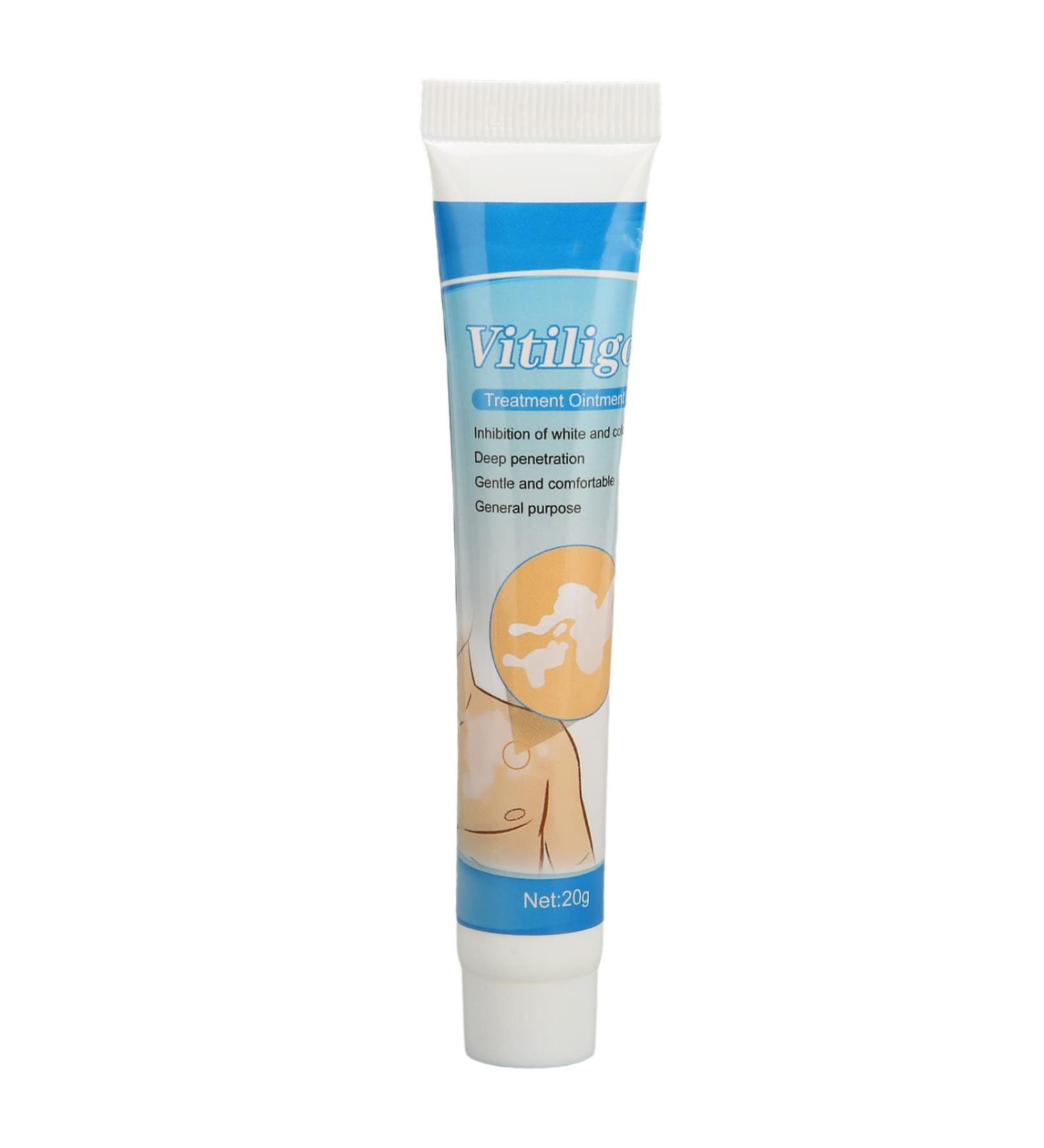 Dauerhaft Vitiligo Treatment Ointment - Herbal Extract Vitiligo Cream for Skin Pigmentation - 0.7oz - Buy Online on GoSupps.com