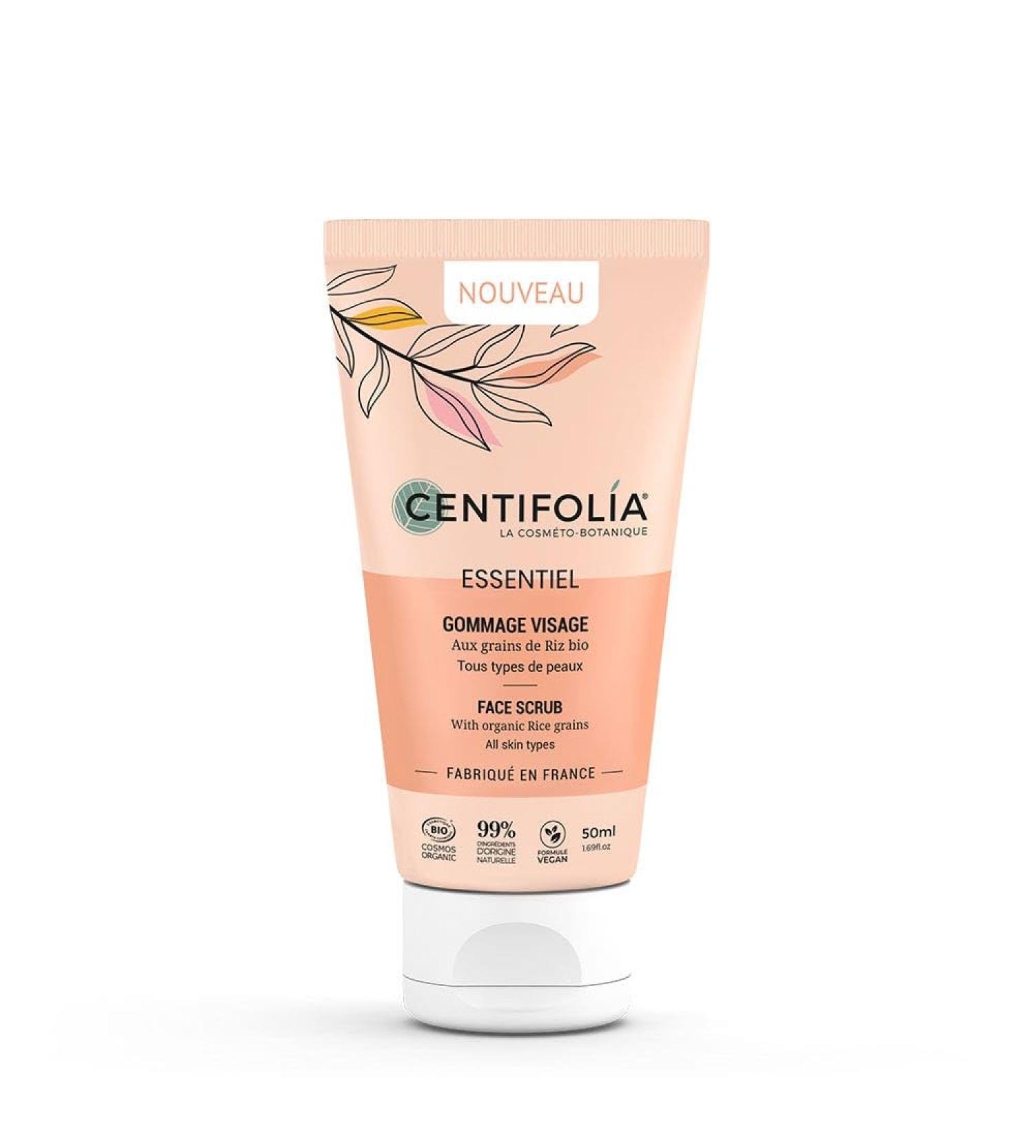 Centifolia Essentiel Organic facial scrub for all skin types 50ml