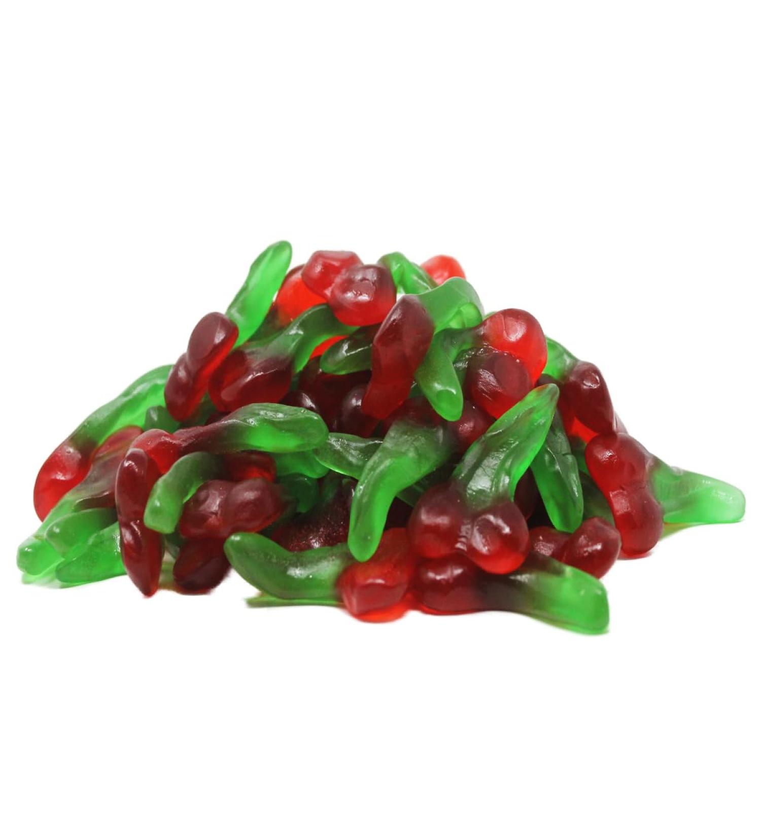  Fruchtgummi B ren & Co. Double Cherry Fruit Gum with Cherry Flavor Halal Cherries 175g - Buy Online on GoSupps.com
