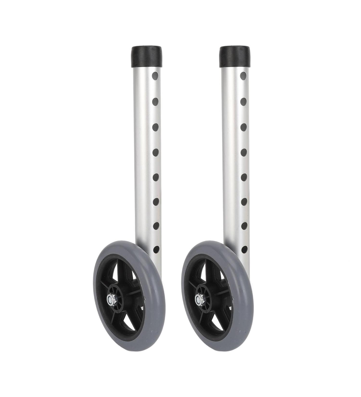 2Pcs Walker Wheels Elderly Legs Accessories Walking Aid Accessories Alloy Replacement Wheels - Buy Online on GoSupps.com