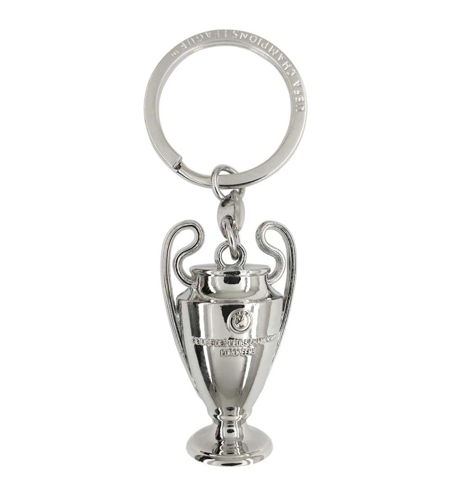 Buy UEFA Cup Replica 3D Keyring - Silver UEFA Champions League Souvenir - Buy Online on GoSupps.com