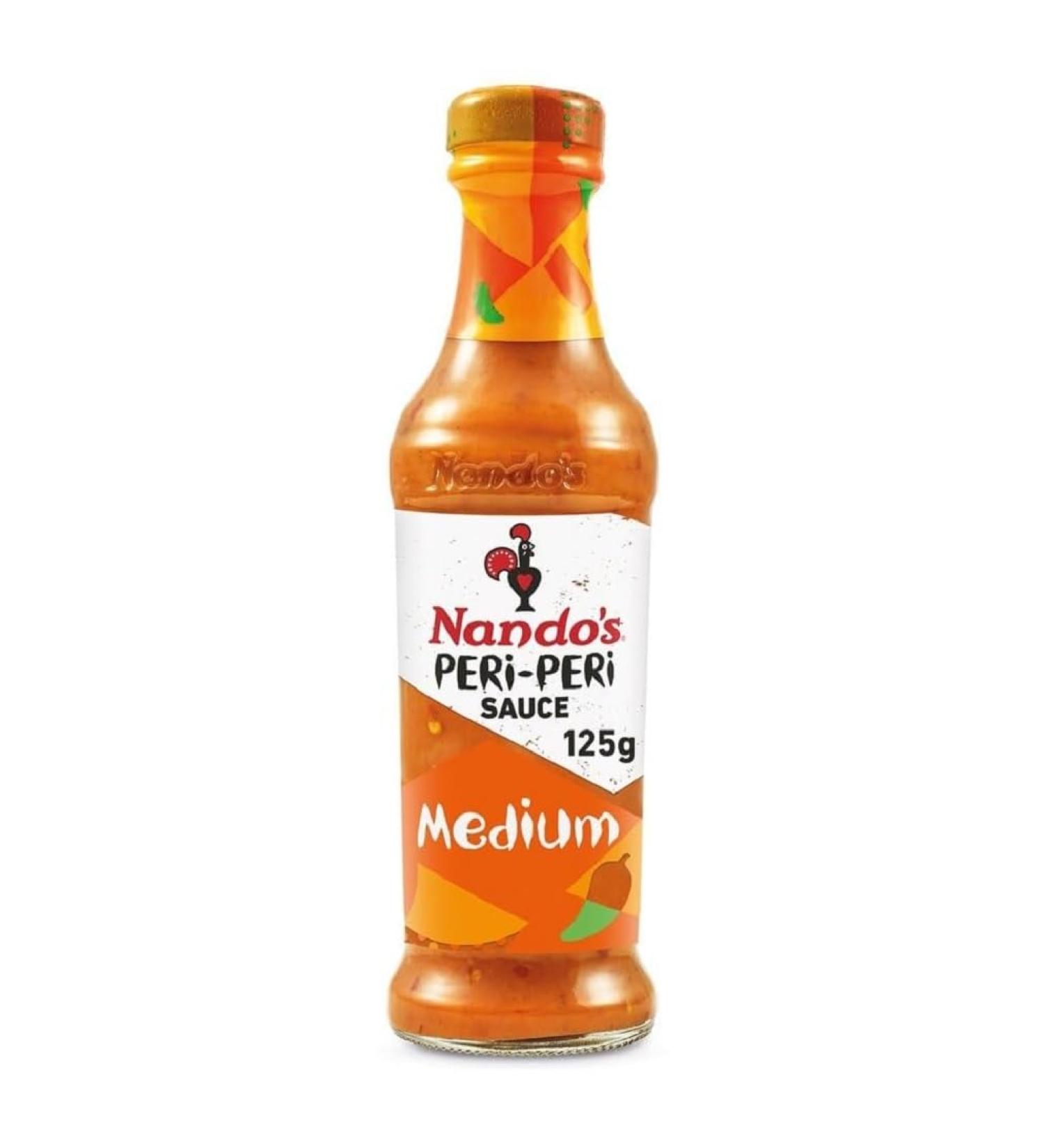 Nando's Medium Peri Peri Sauce (125ml) by Nando's - Buy Online on GoSupps.com